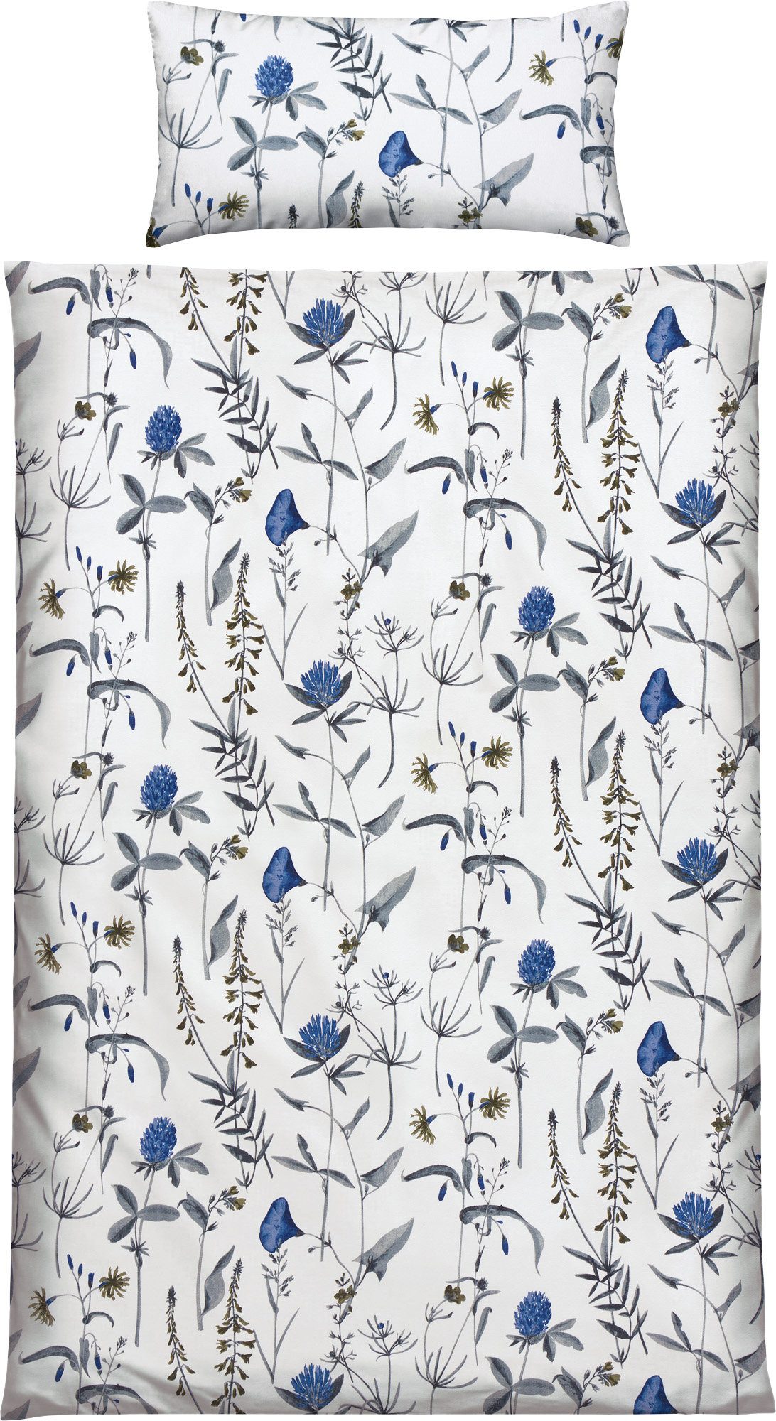 Erwin Müller Bettwäsche Bettwäsche, Jersey, Mako-Single-Jersey Blumen