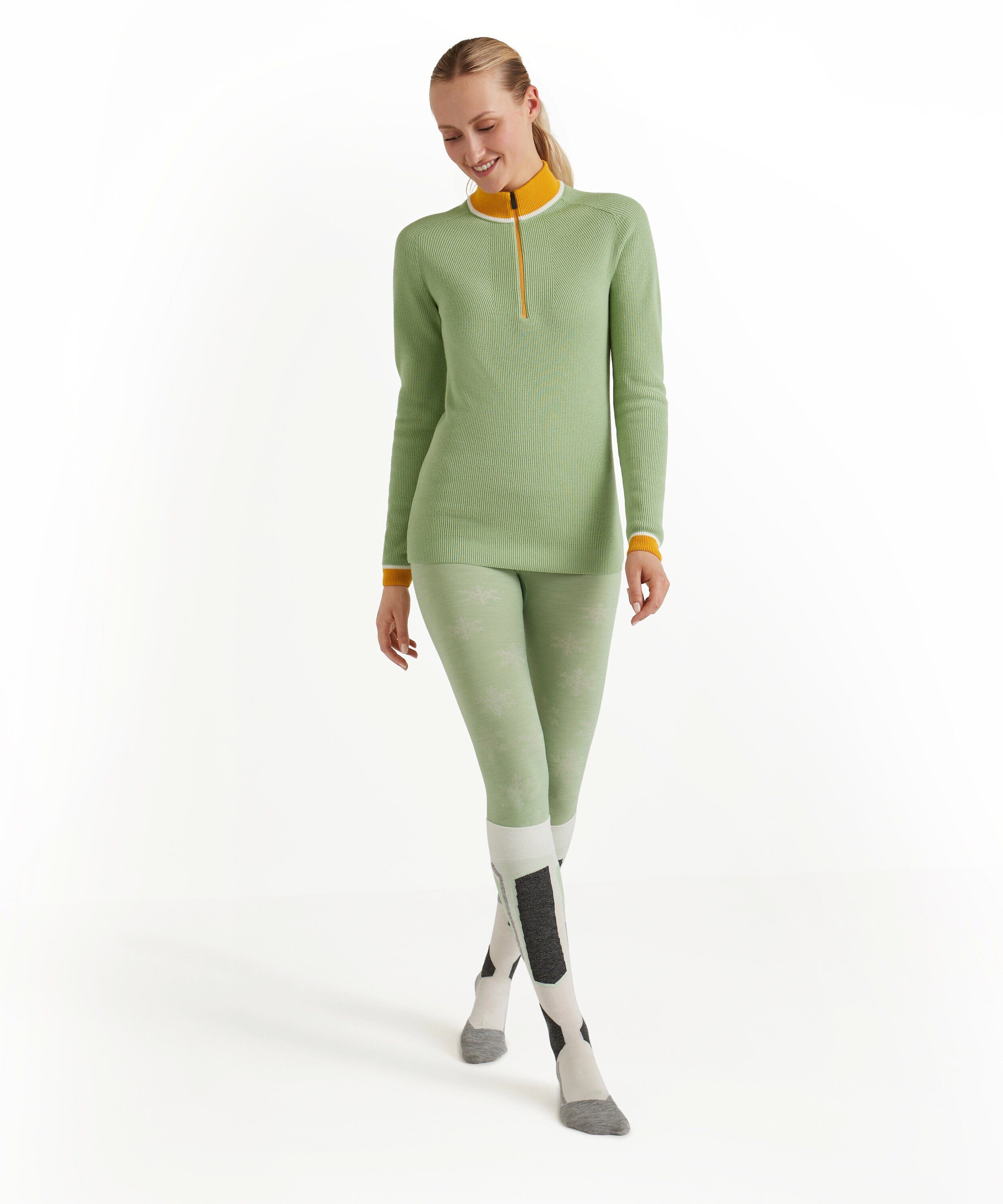 FALKE Strickpullover (1-tlg) thermoregulierend