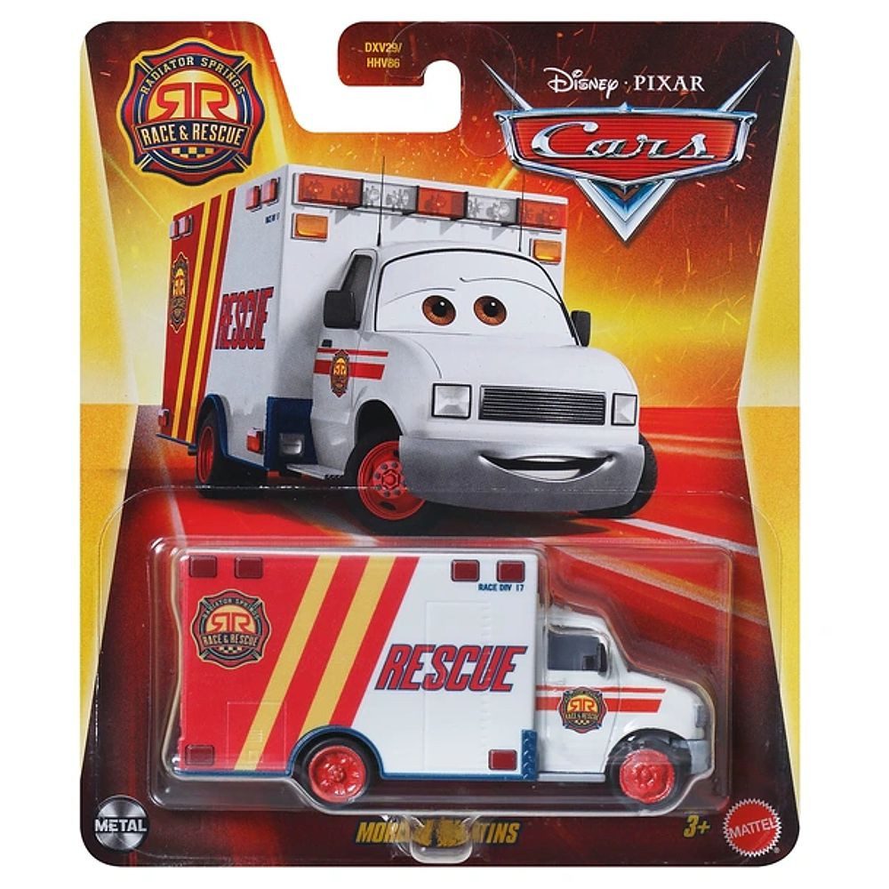 Disney Cars Spielzeug-Rennwagen Morgan Martins JDG65 Disney Cars Race & Rescue Die-Cast 1:55