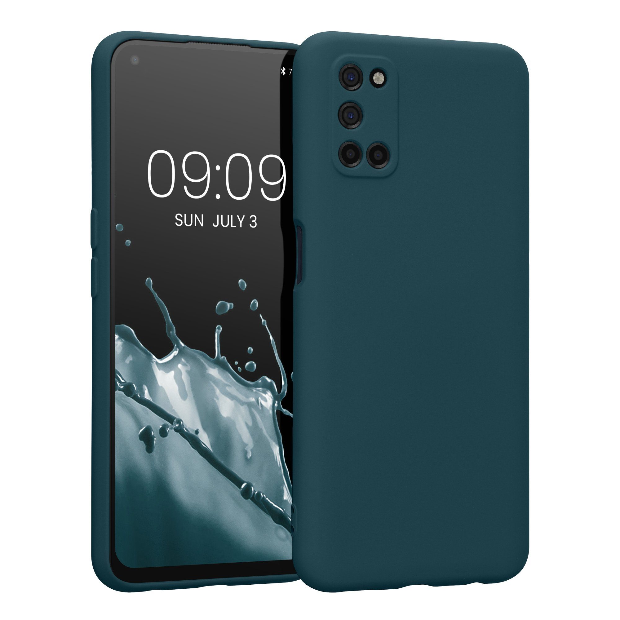 kwmobile Handyhülle Slim Case für Oppo A52 / A72 (4G), Hülle Silikon Handy - Handyhülle gummiert