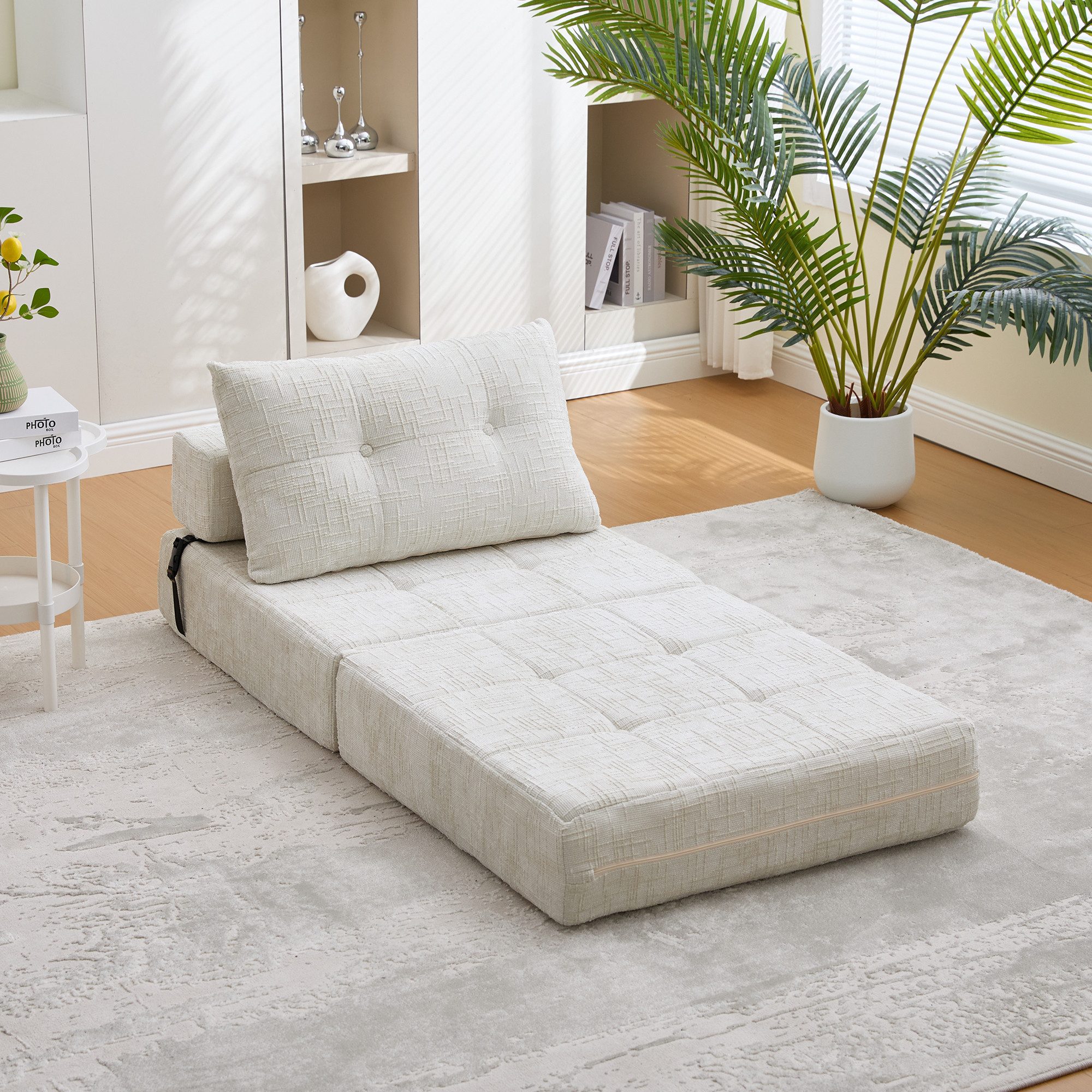 REDOM Sofa Klappsofa Schlafsofa, mit Kissen, faltbare Matratze mit Rückenlehne, für Gästezimmer & Wohnzimmer