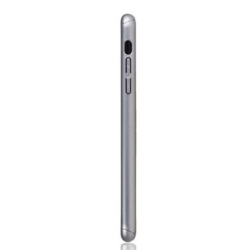 König Design Handyhülle Apple iPhone 11 Pro, Apple iPhone 11 Pro Handyhülle 360 Grad Schutz Full Cover Silber