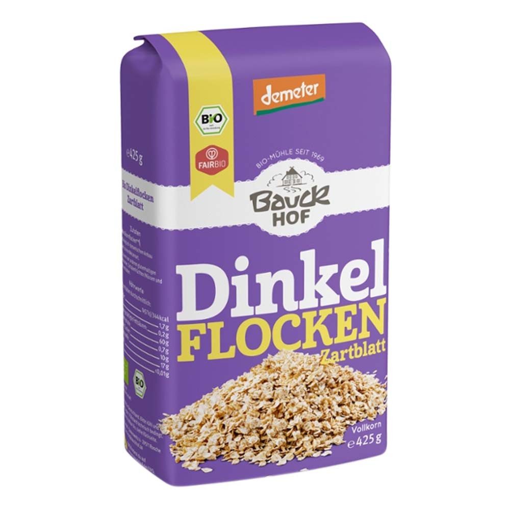 Bauck Mühle Mehl Flocken - Dinkel Zartblatt 425g