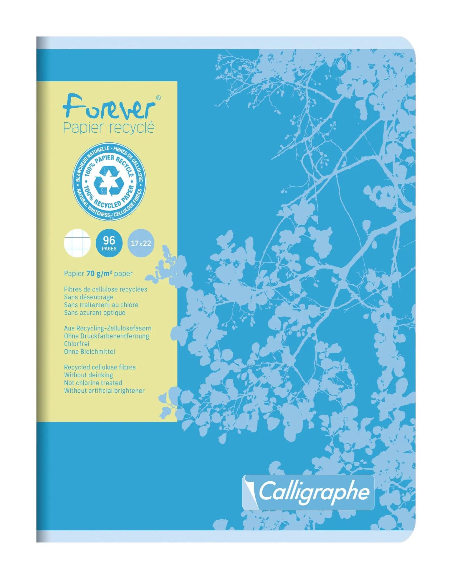 Calligraphe Notizbuch 10x Forever Heft 17x22 48Bl Kariert 70g - Sortiert 17105C, Heft, Notizbuch