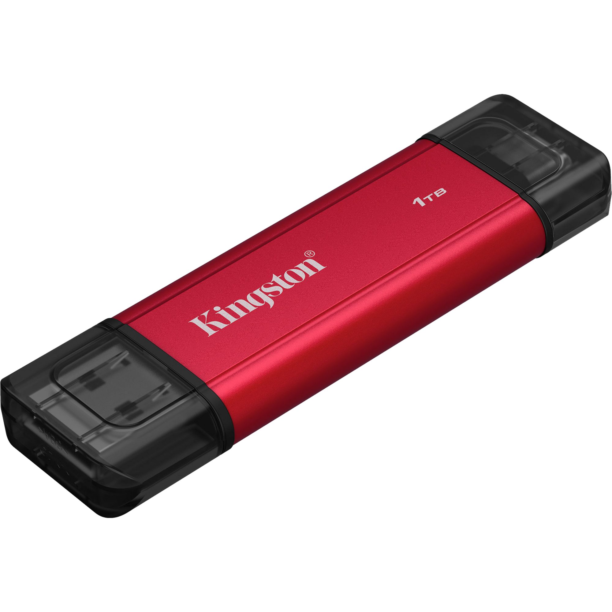 Kingston Kingston Dual Portable 1 TB, SSD, (USB-A- und USB-C) externe SSD (1.000 GB) extern"
