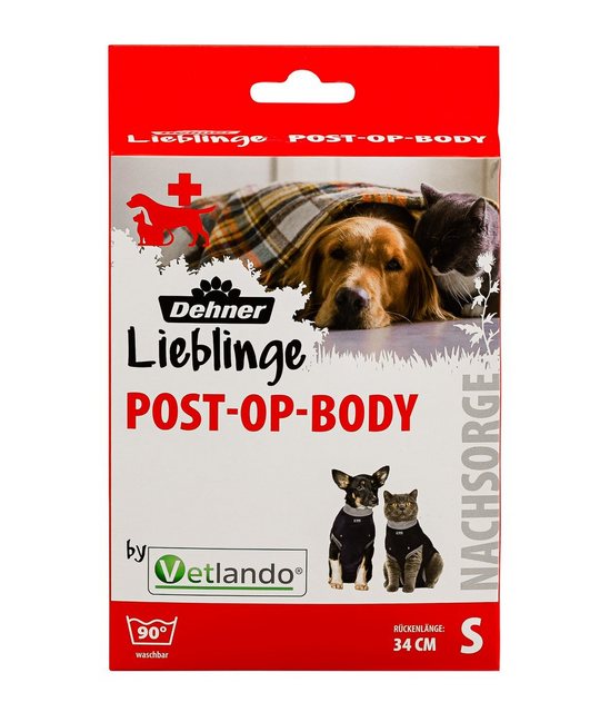 Dehner Hunde-Geschirr “Hunde Post-OP-Body mit Elastan, versch. Größen”, Polyester