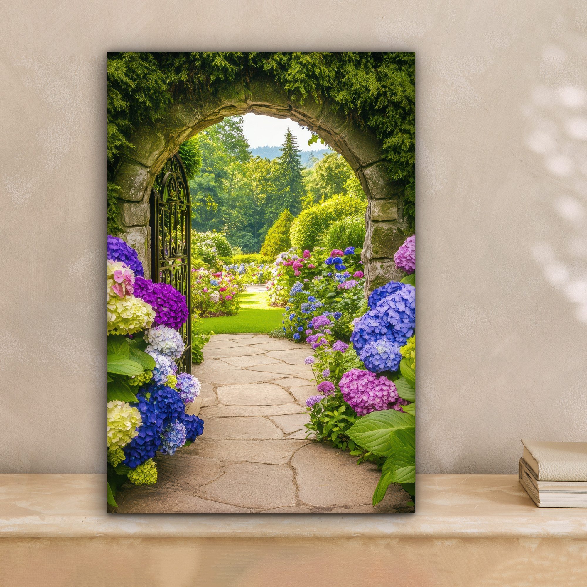 OneMillionCanvasses® Leinwandbild Aussicht - Tor - günstig online kaufen