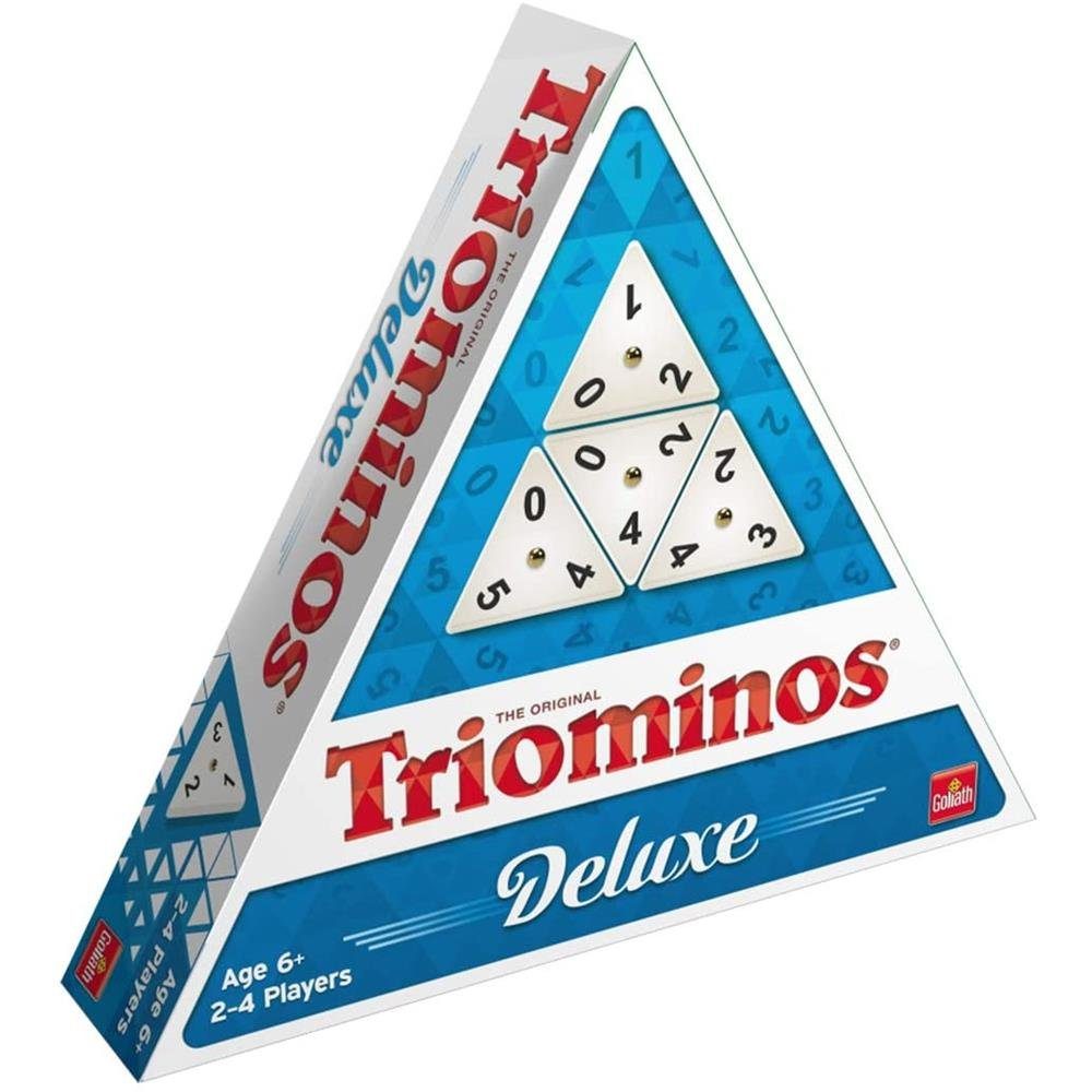 Triominos Gesellschaftsspiel, Legespiel, B.V. Goliath Spielsteinen, Anlegespiel mit Spiel, Deluxe,