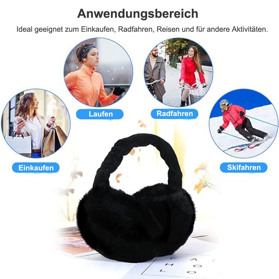 Coonoor Ohrenmütze Faltbare Ohrwärmer für Windschutz und Wärme (1-St) Weich günstig online kaufen