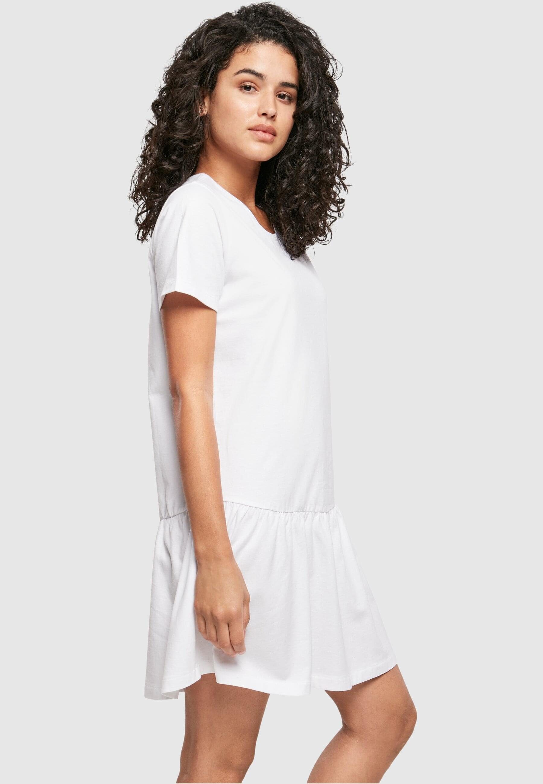 Stillkleid Dress white (1-tlg) Tee Damen URBAN Ladies Valance CLASSICS