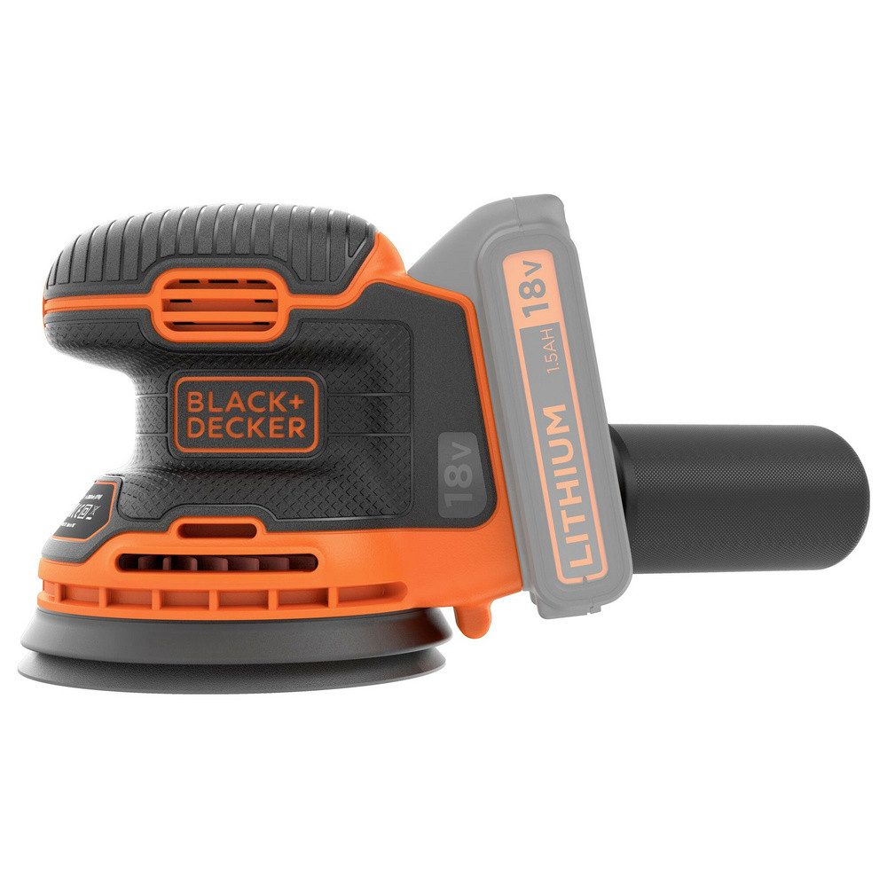 Black + Decker Exzenterschleifer Black & Decker BDCROS18N-XJ Akku-Exzenterschleifer ohne Akku, ohne L – Bild 5 von 5