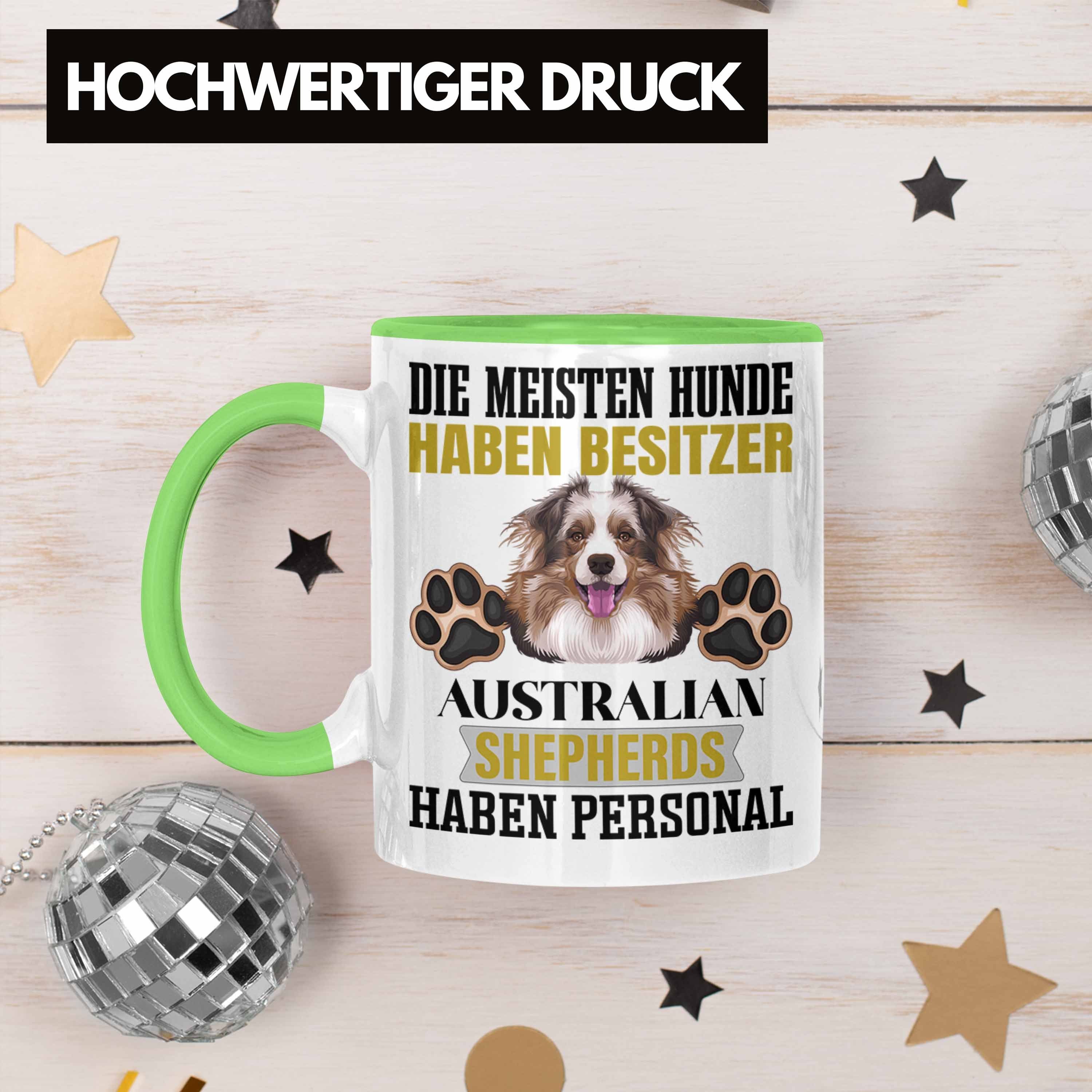 Lustiger Spruch Geschenk Tasse Grün Geschenkid Shepherd Trendation Besitzer Tasse Australian