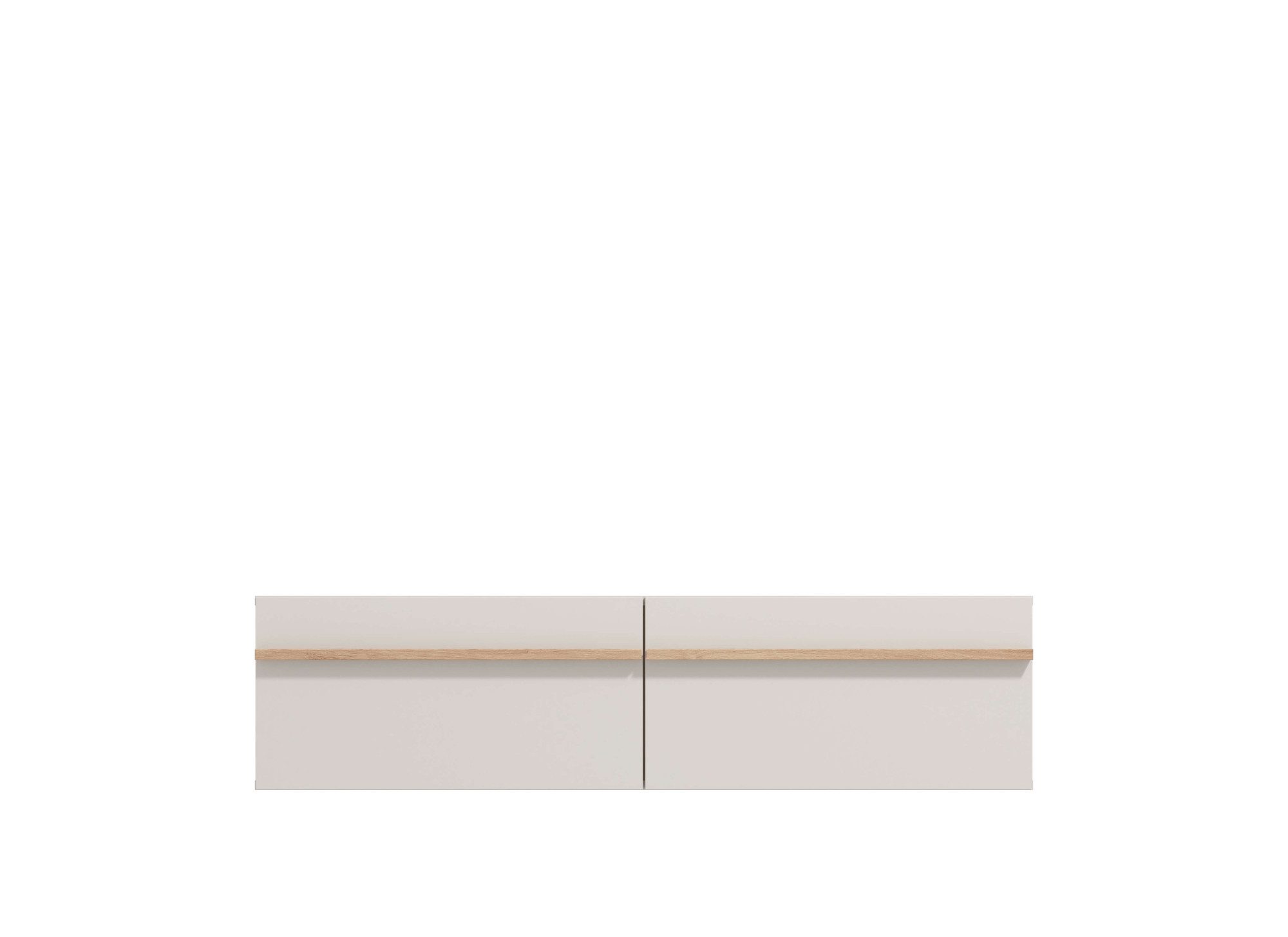 Home affaire Lowboard Arles TV-Kommode, Breite 128 /154/192 cm, TV-Schrank, Wandmontage, mit geschlossenen Fächern, in Kaschmir Farbe, mit Klappentüren