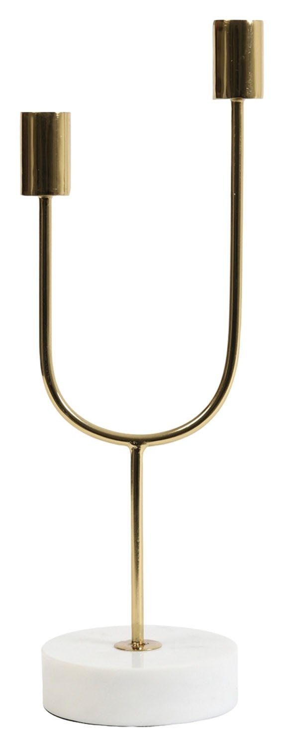 Light & Living Lampenschirm Kerzenständer FLORIKE, Gelb, B 12 cm