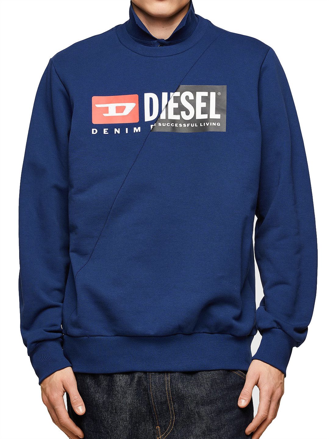 Diesel Sweatshirt Regular Fit Pullover - S-GIRK-CUTY 8MG