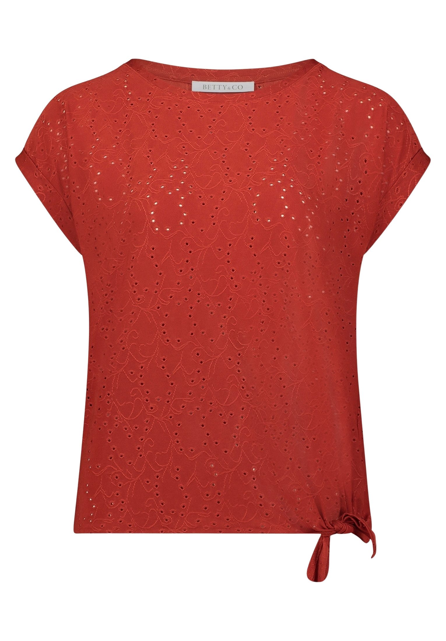 Betty&Co Kurzarmshirt Damen mit Struktur (1-tlg)