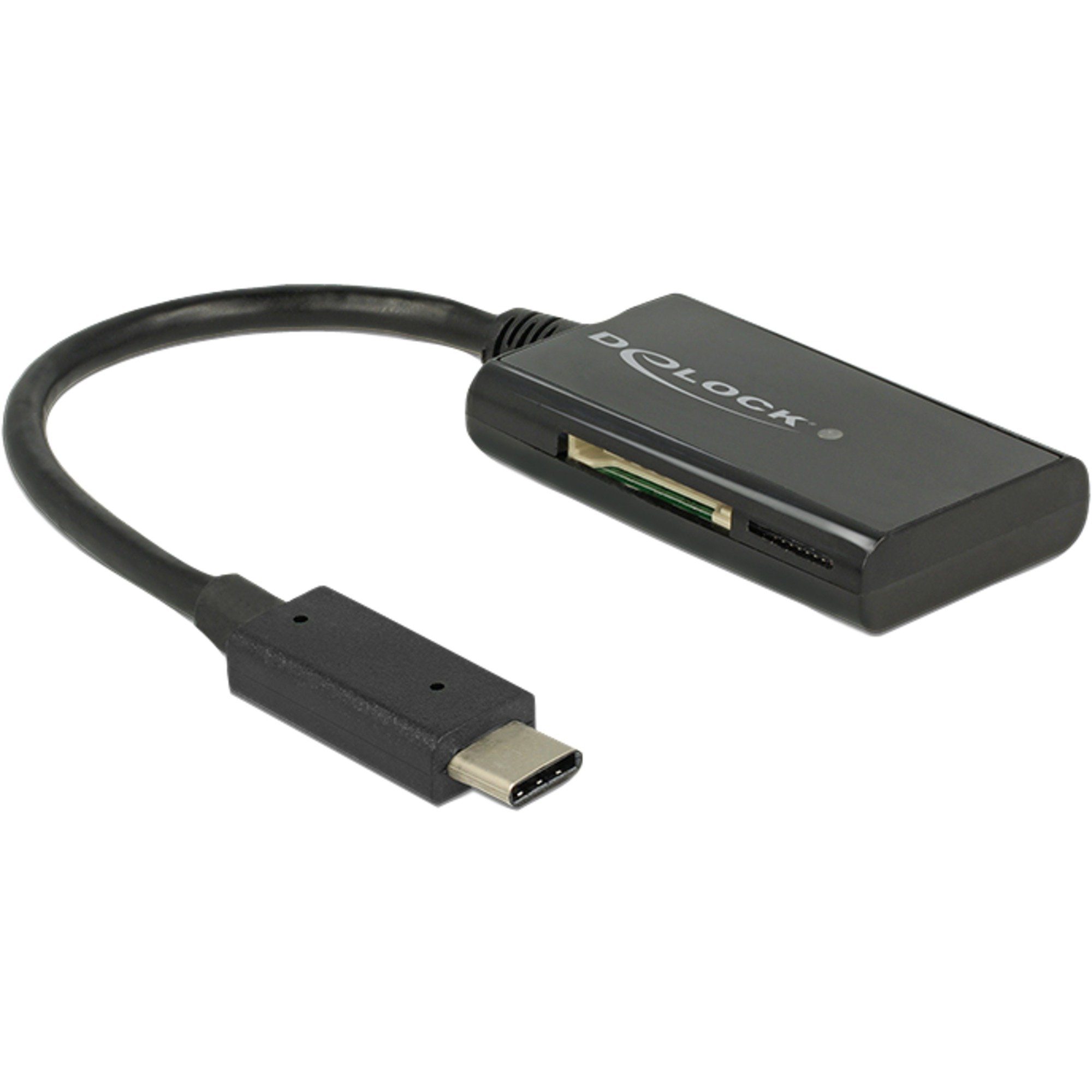 Speicherkartenleser DeLOCK USB-C, Kartenleser