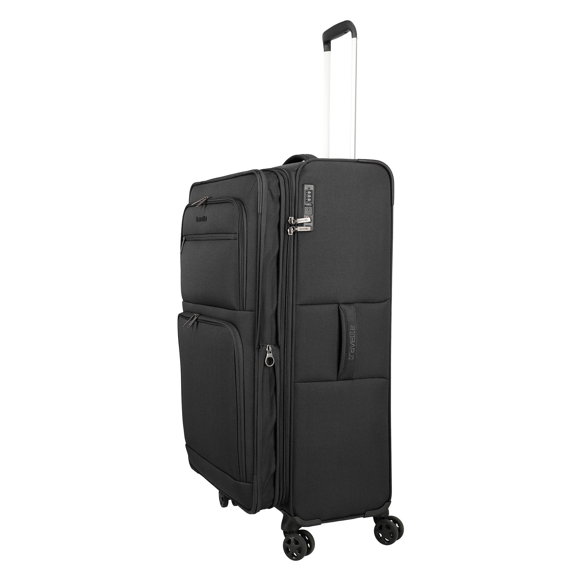 travelite Weichgepäck-Trolley Cubis, 4 Rollen, Polyester