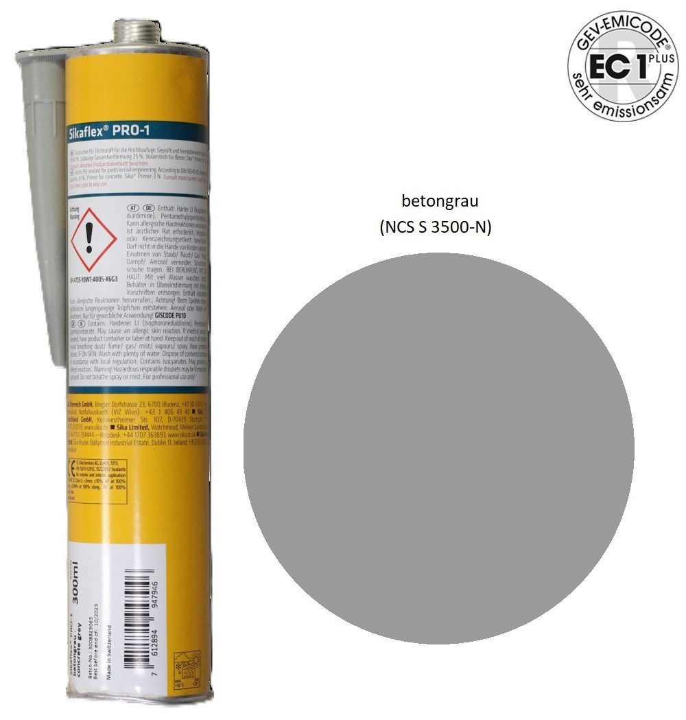 Sika Dichtstoff Sikaflex Pro1 PU-Polyurethan Fugen günstig online kaufen