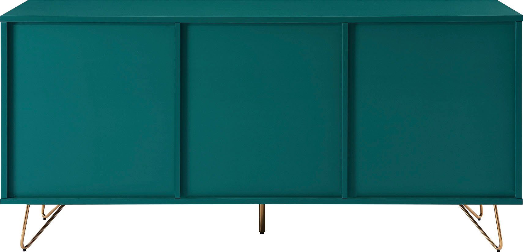SalesFever Sideboard Bolton Zeitlose Kommode für stilvolle Ordnung, Kommode mit Hairpin Beinen, Breite 150 cm