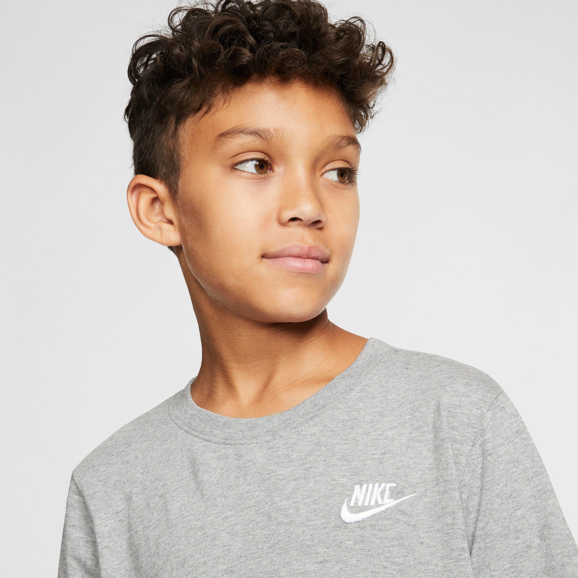 Nike T-SHIRT T-Shirt Sportswear KIDS' grau-meliert BIG