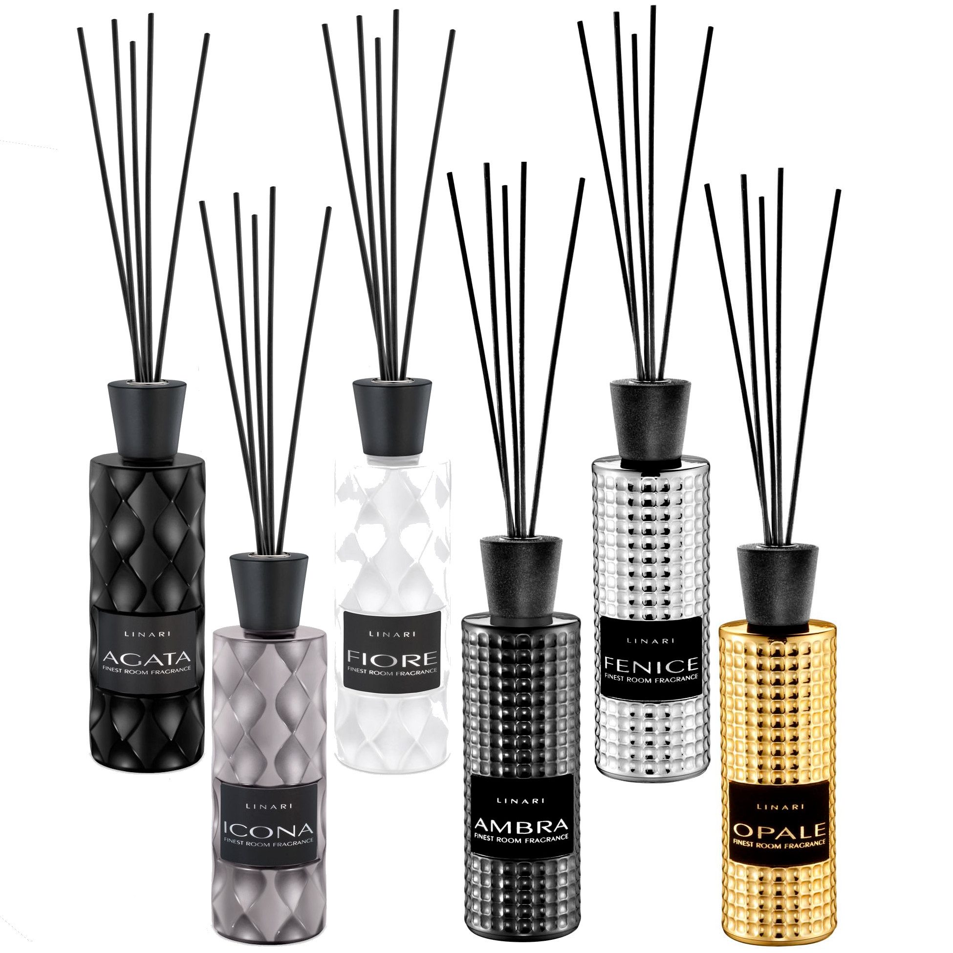 Linari Raumduft LINARI Agata, Icona, Fiore, Ambra, Fenice, Opale 500ml Diffusoren