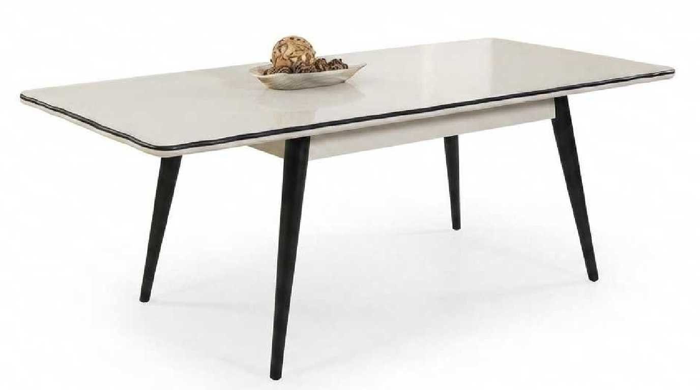 Xlmoebel Esstisch Esstisch Ausziehtisch Tisch Beige Modern Edel Küche Esszimmer Holz (1-tlg)