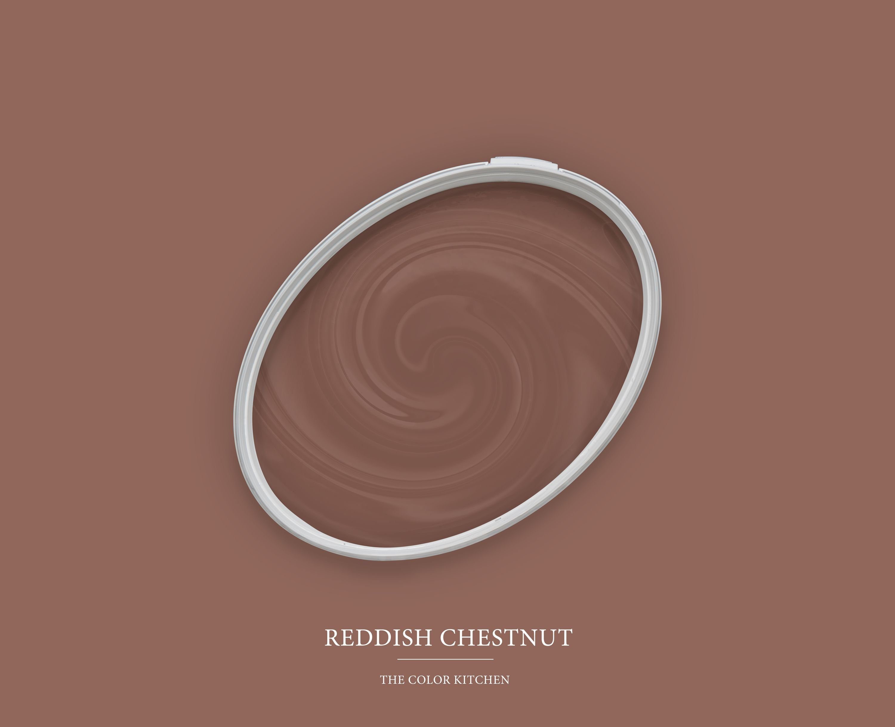 Création A.S. Seidenmatt Wandfarbe, Innenfarbe Reddish Chestnut 2,5l Wand- 5014 Deckenfarbe