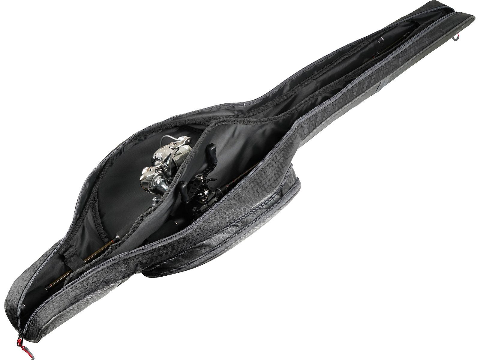 Westin Fishing Angelrutentasche W4 Rod Case Fits Rutenfutteral für 2 Ruten - 117cm 132cm 147cm 160cm (1-tlg), Expandierbare Rollentasche für größere Rollen