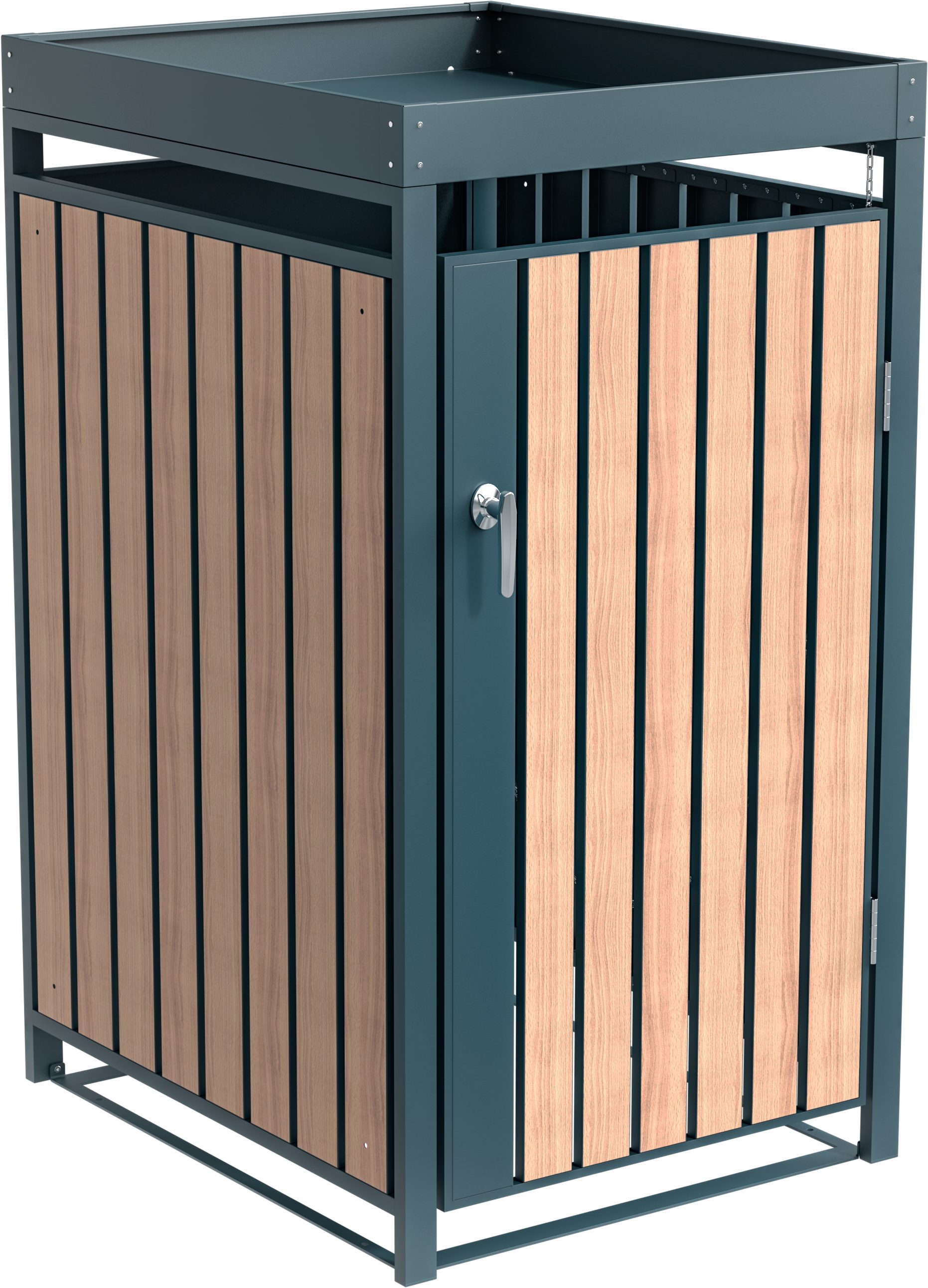 WESTMANN Mülltonnenbox Planta, Platz für 1 Mülltonnen je 240 L, BxHxT: 68x84x124,5 cm