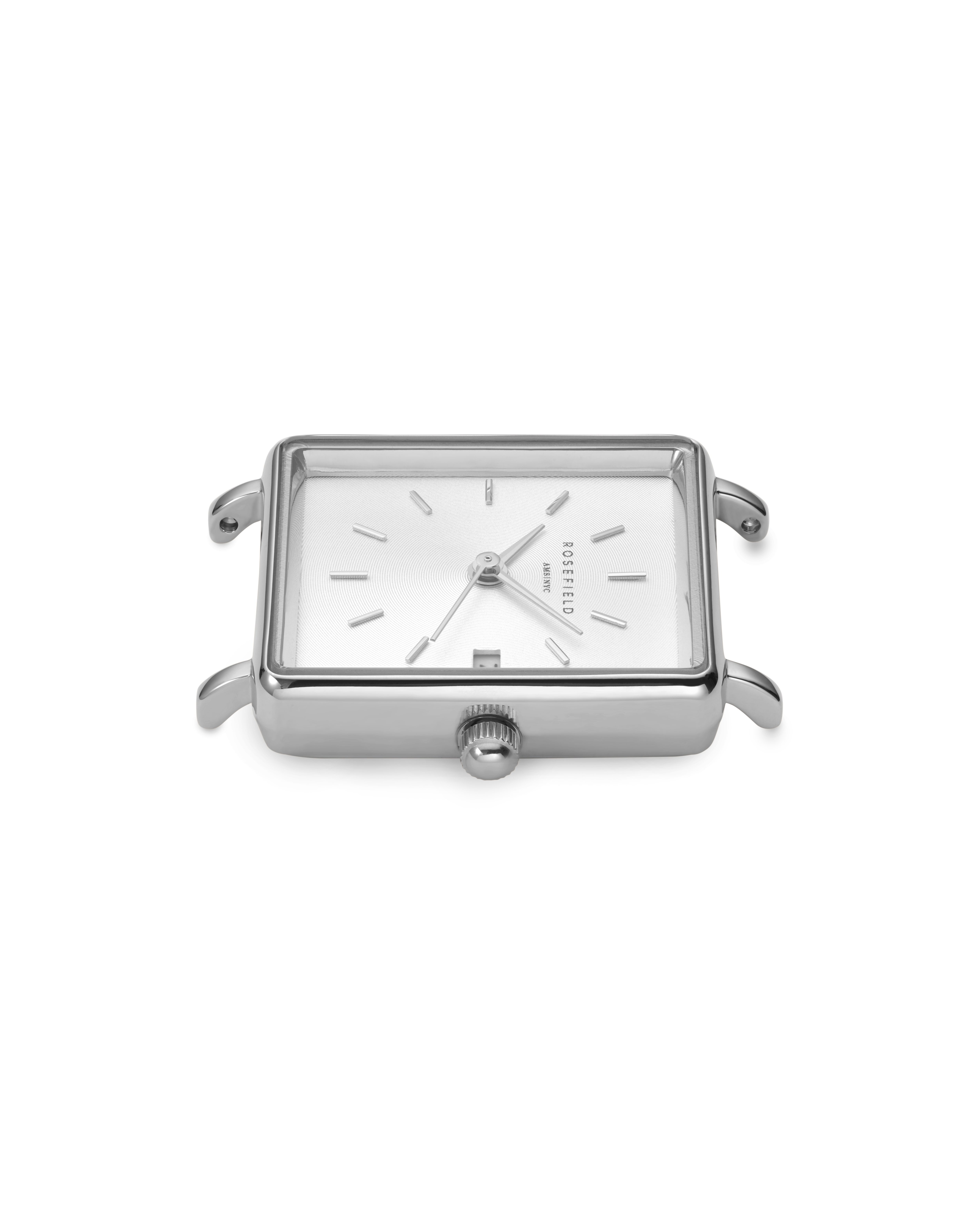 ROSEFIELD Quarzuhr ROSEFIELD Damenuhr Boxy XS 24mm Silberfarben