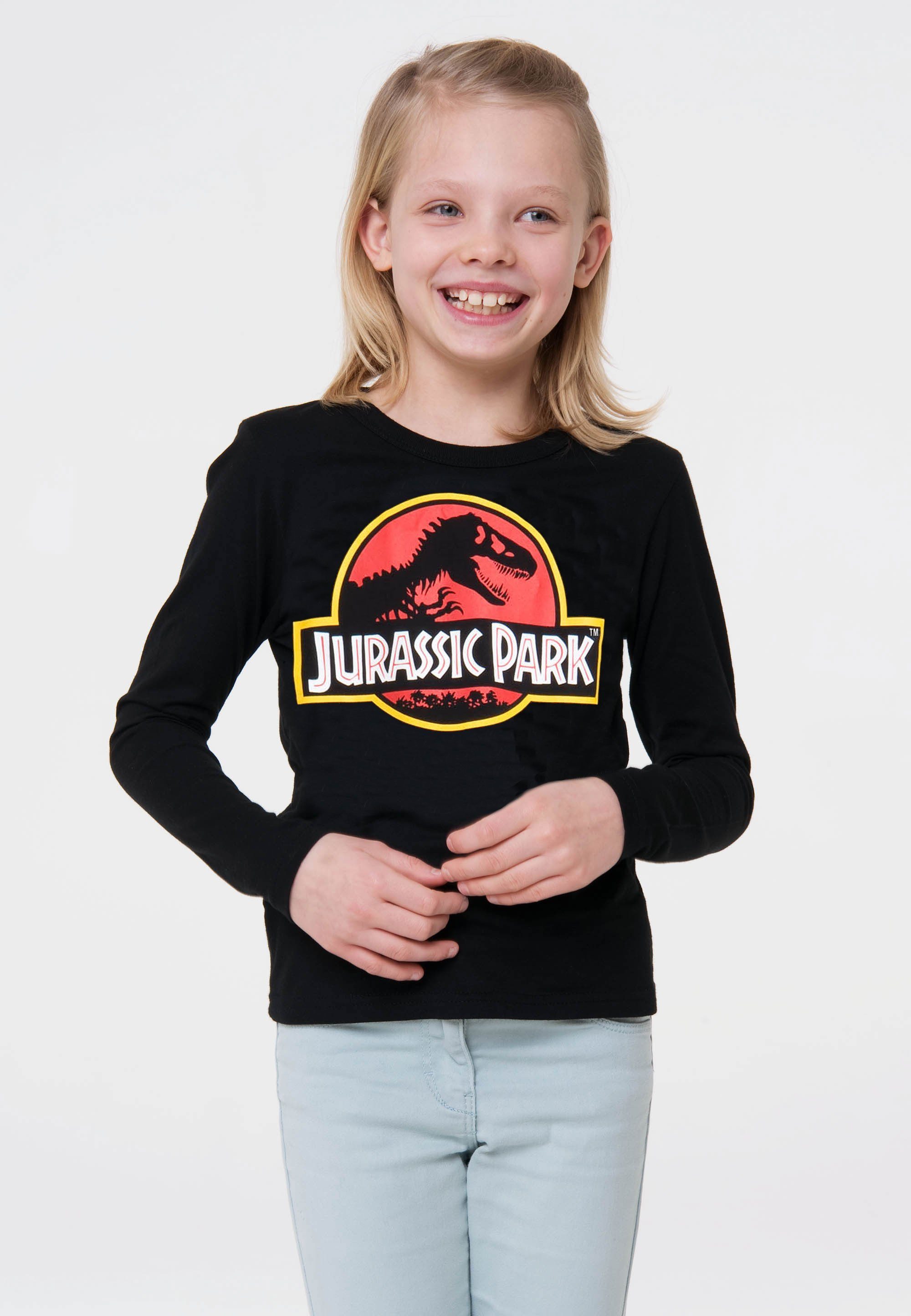 LOGOSHIRT T-Shirt Jurassic Park Logo mit coolem Print