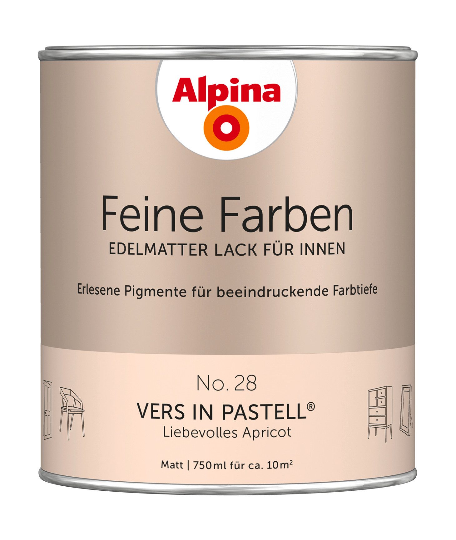 Alpina Lack Feine Farben Lack 750ml