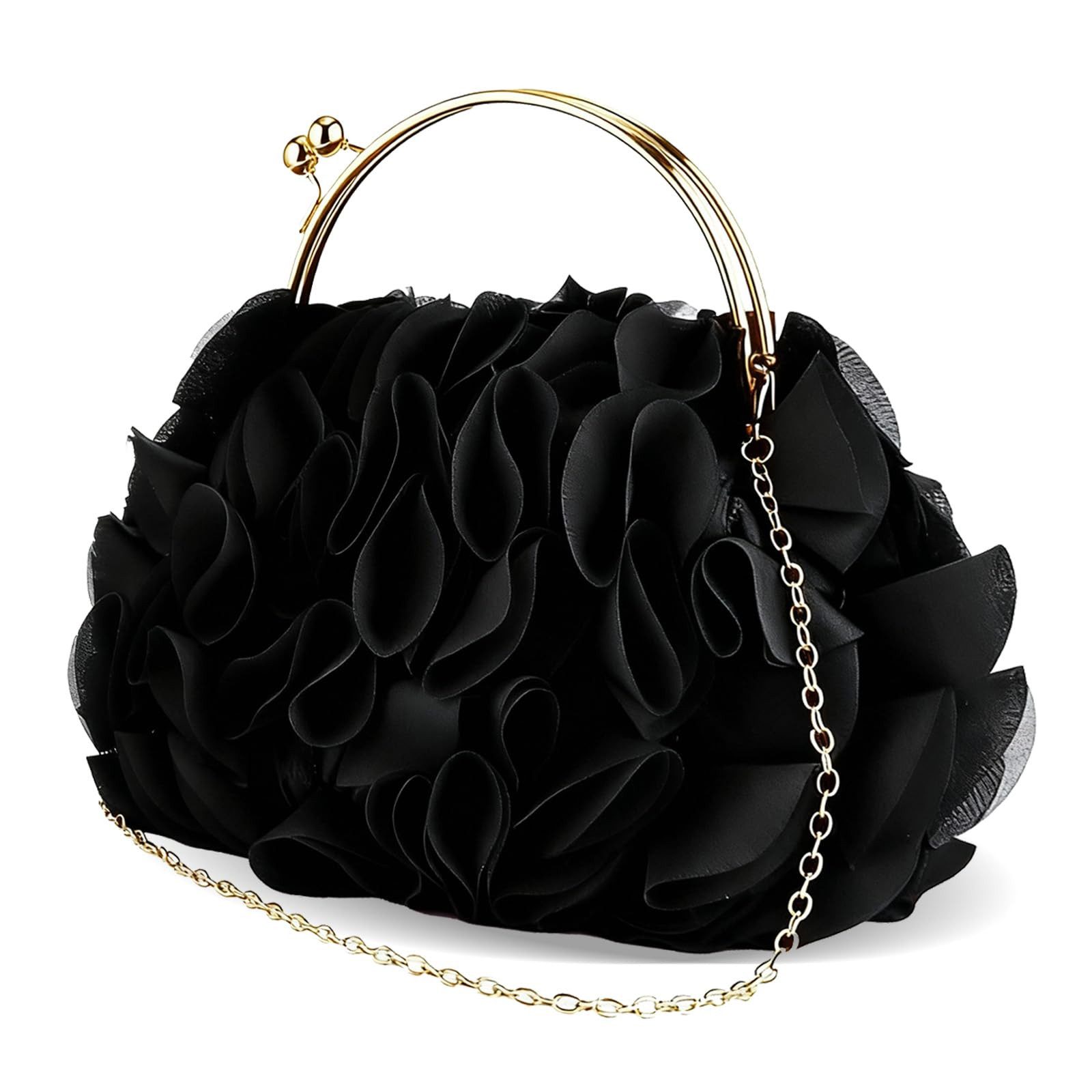 nsihing Abendtasche Damen-Abendtasche, florale Clutch, geeignet für Hochzeiten, Partys und Bälle