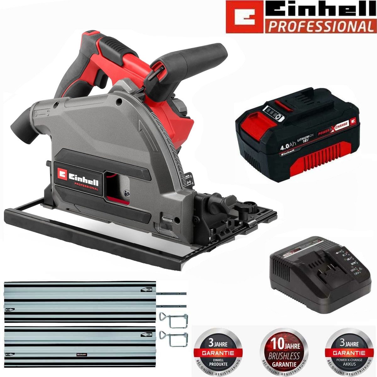 Einhell Akku-Tauchsäge Einhell Tauchsäge TP-PS 18/165 Li BL -Führungsschien günstig online kaufen