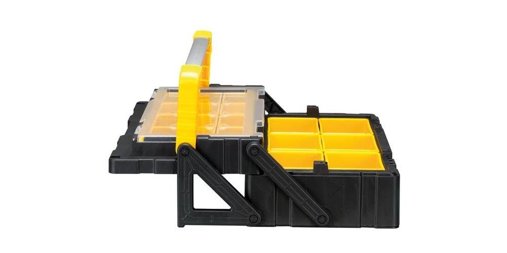 mit Boxen 15,2 PEREL Werkzeugbox - Kunststoff-Werkzeugkasten L Herausnehmbaren
