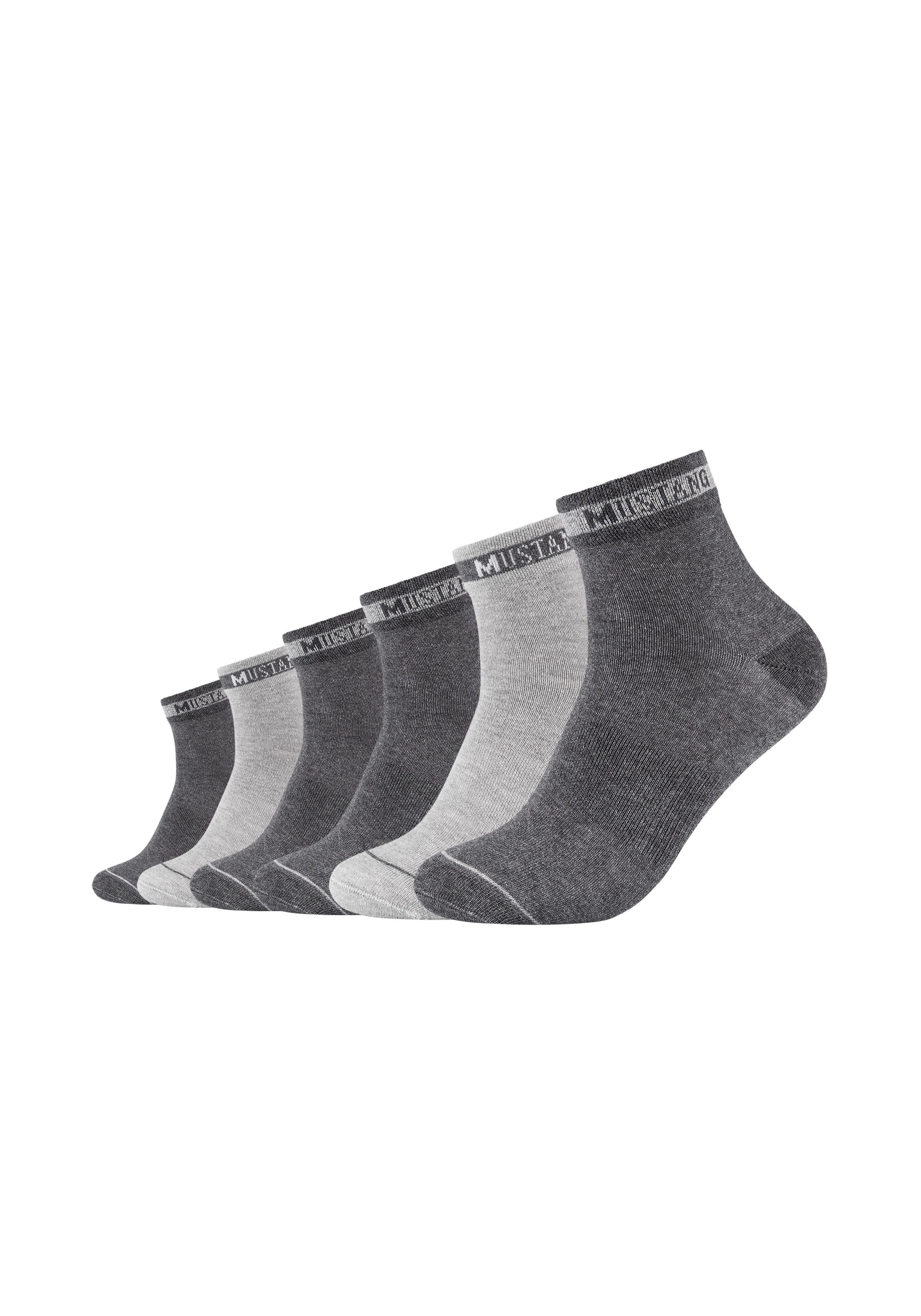 MUSTANG Socken casual (6-Paar) mit hohem Baumwollanteil