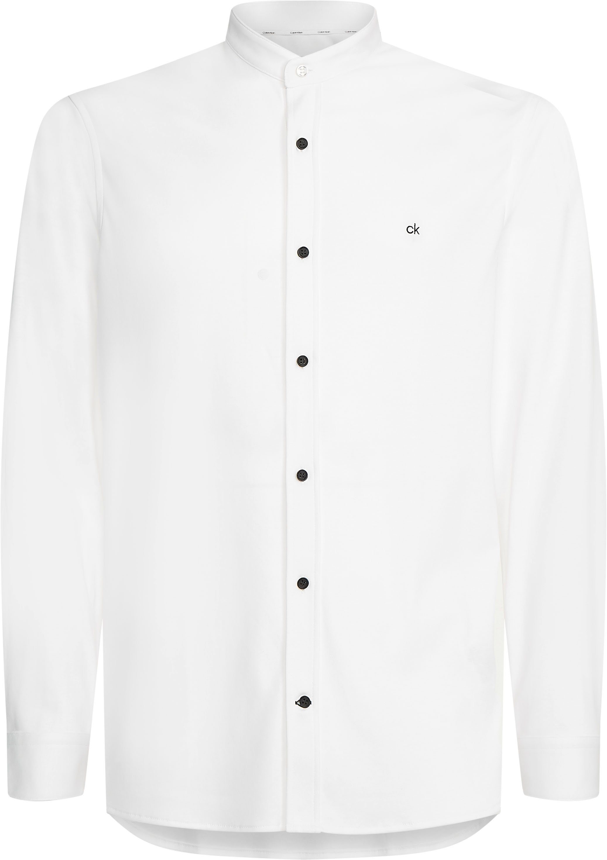 Calvin Klein Businesshemd »SLIM STAND COLLAR KNITTED SHIRT« online kaufen |  OTTO