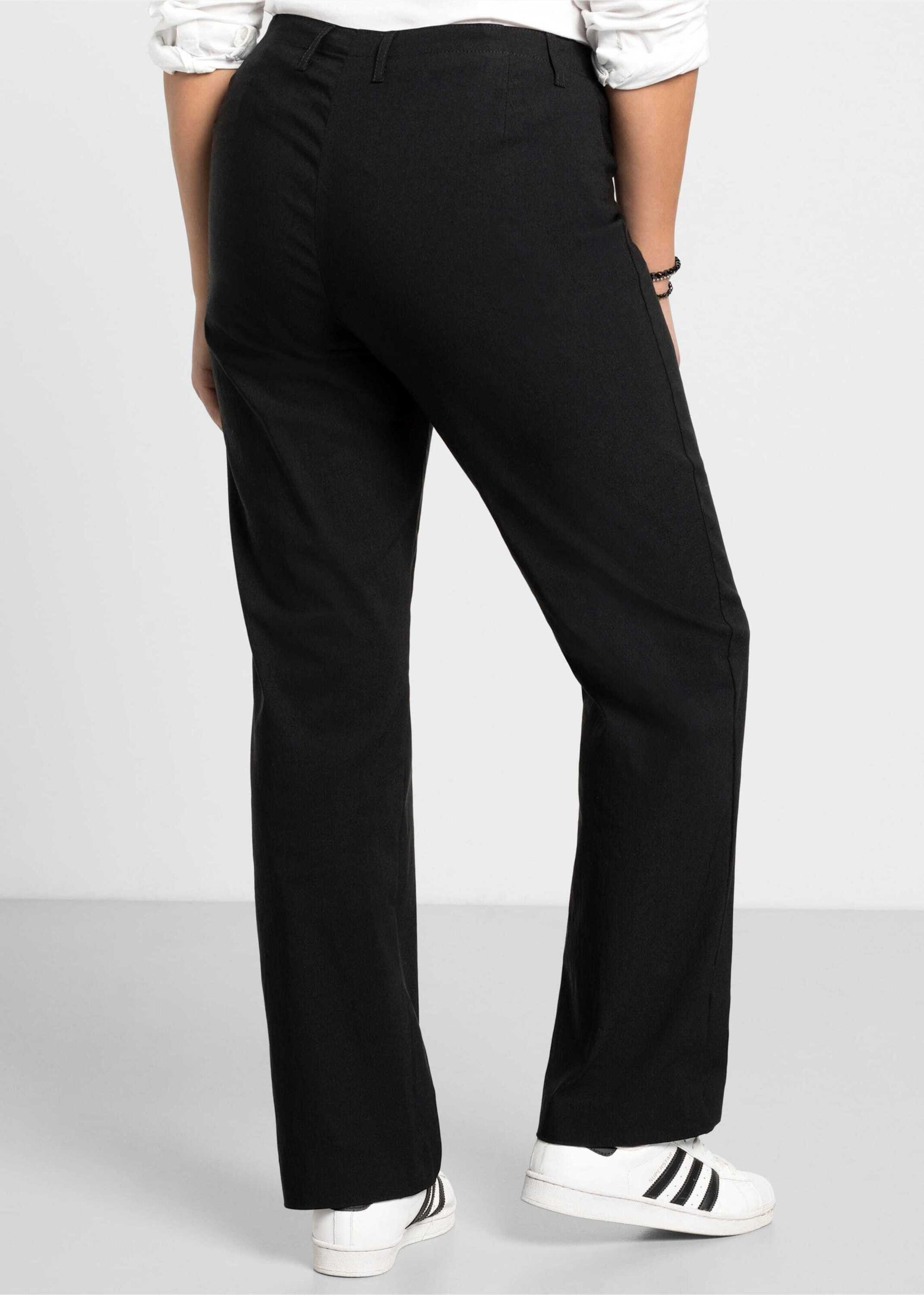 Sheego Jerseyhose Stretch-Hose normal mit schmalem Bund