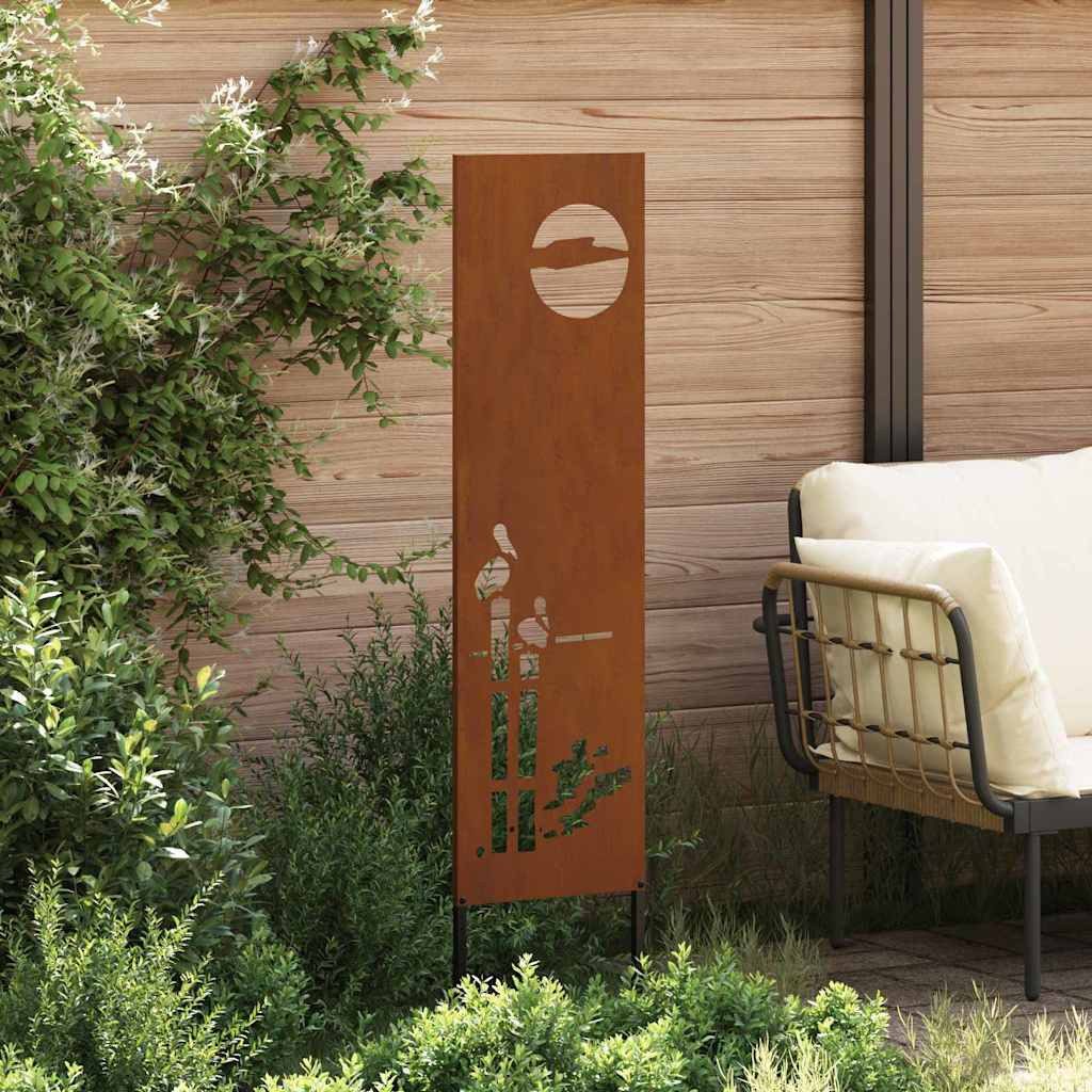 vidaXL Wandbild Garten dekoratives Panel Sonstiges günstig online kaufen