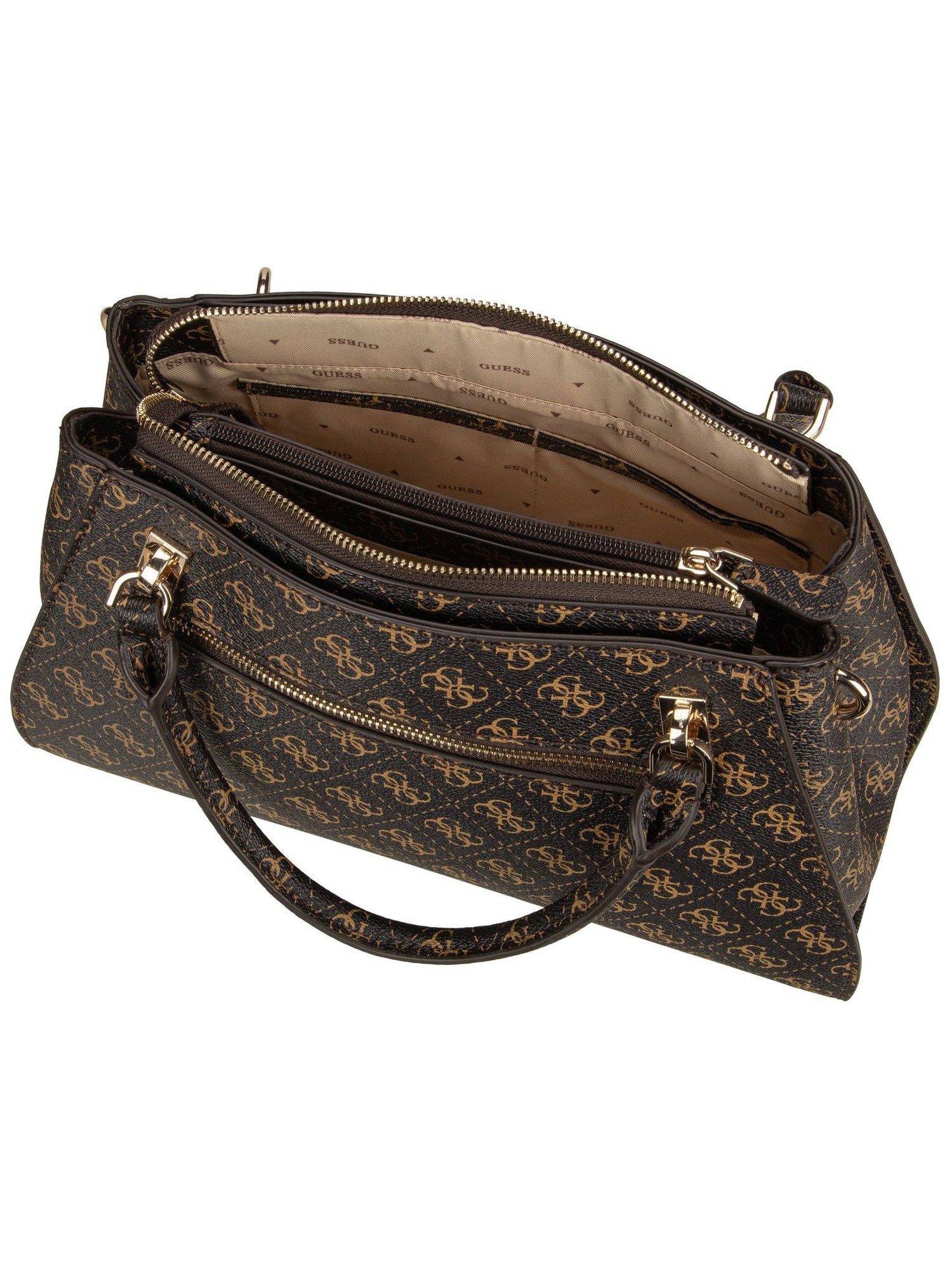 Guess Handtasche Noelle II Luxury SAT 72070 Logo, Henkeltaschen