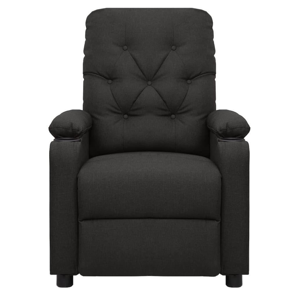 vidaXL Massagesessel Massagesessel Elektrisch Schwarz Stoff günstig online kaufen