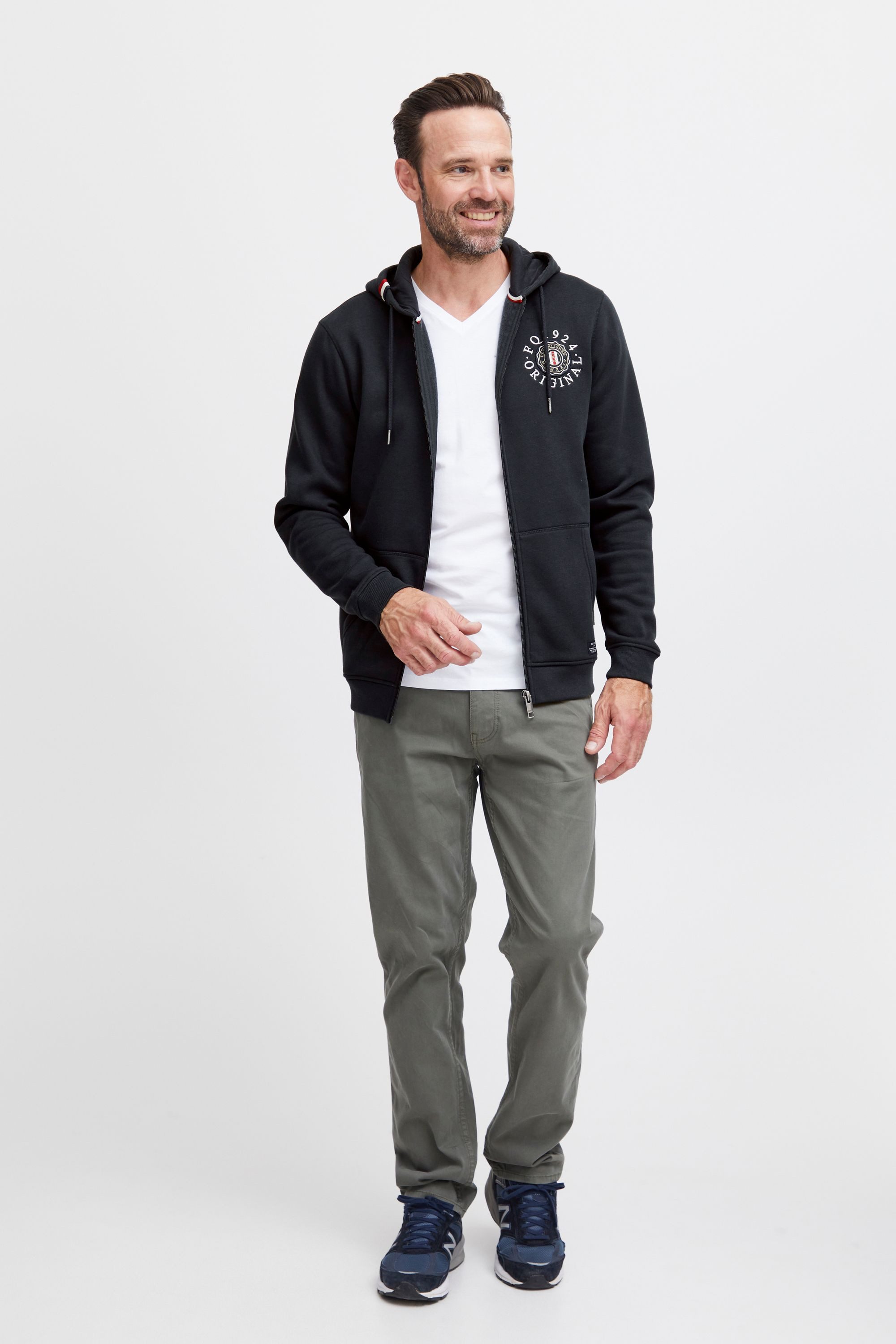 FQ1924 Kapuzensweatjacke FQWilliam Modischer Pullover günstig online kaufen