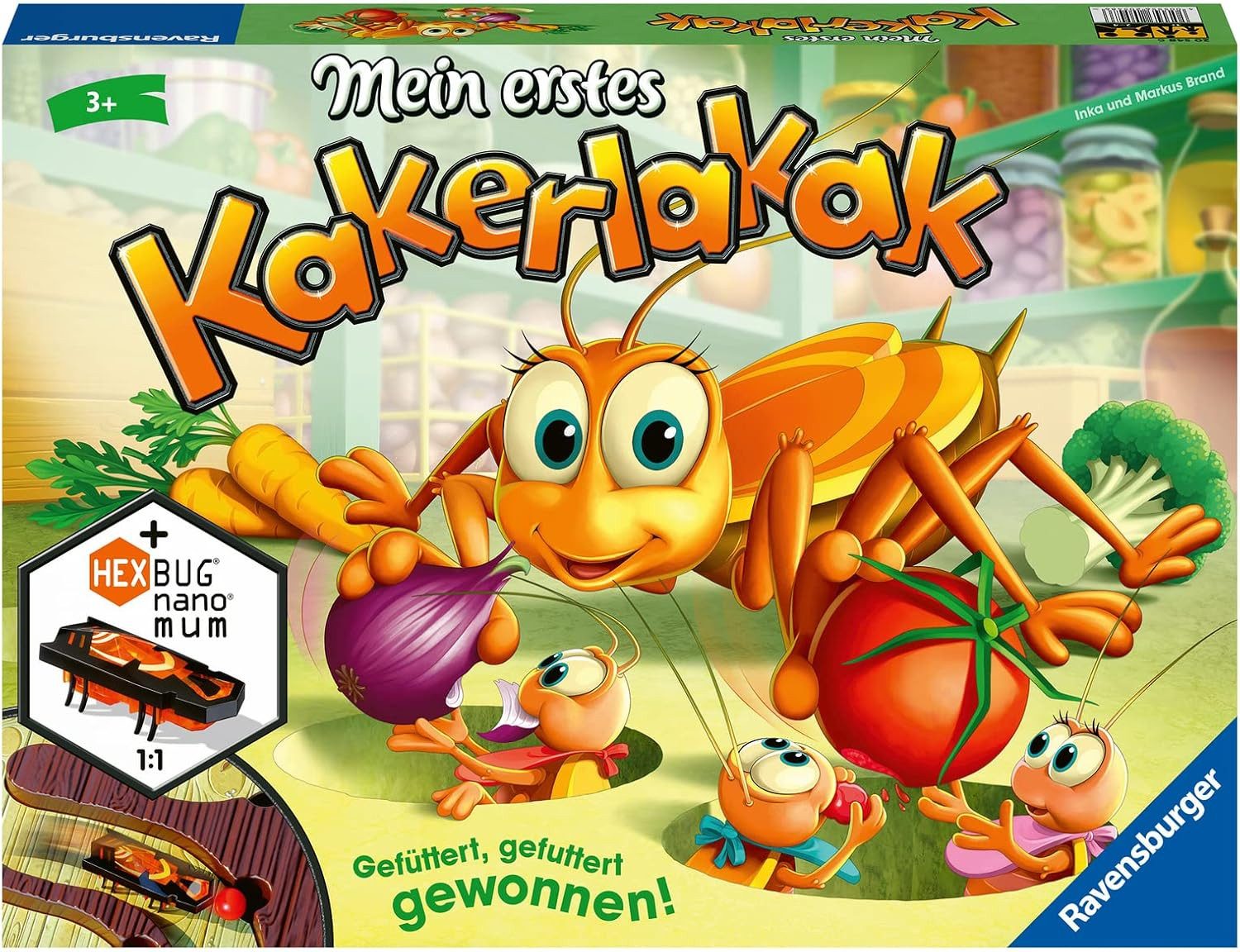 Ravensburger Spiel Ravensburger 20548 Mein erstes Kakerlakak für 2-4 Spieler ab 3 Jahre