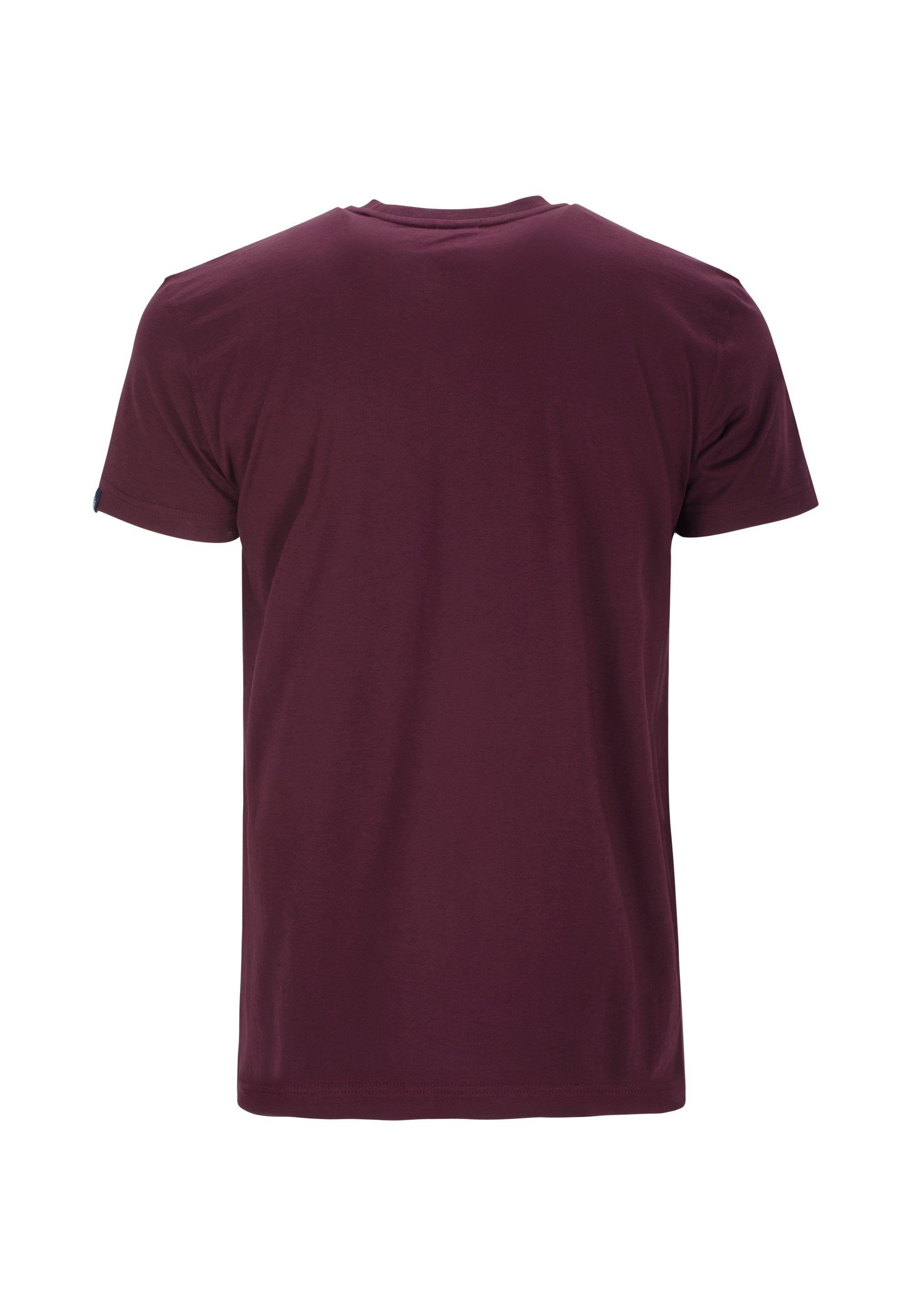 AHORN SPORTSWEAR im Basic-Look T-Shirt klassischen rot