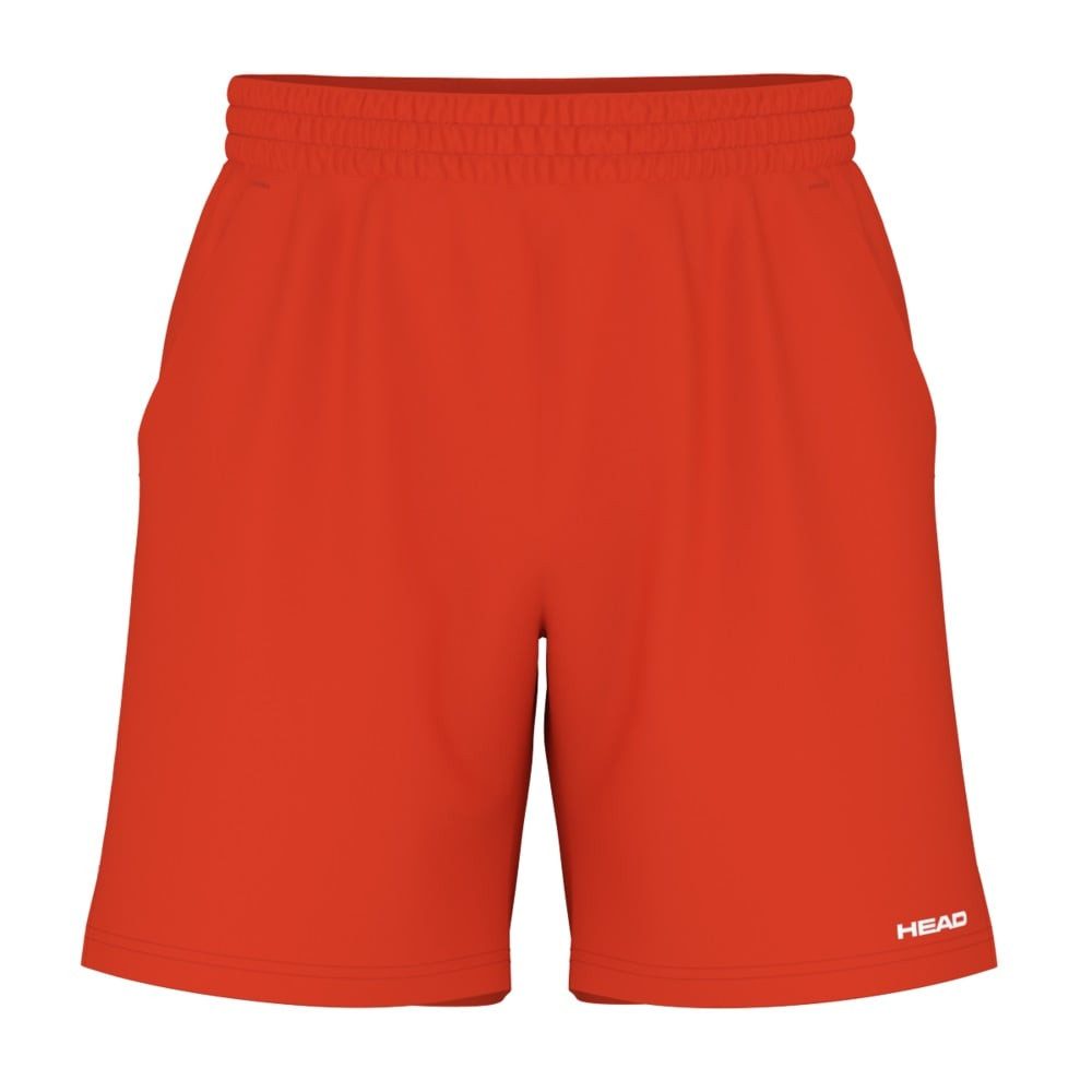 Shorts Tennishose Power 2024 (4-Wege-Stretch) kurz orange Herren