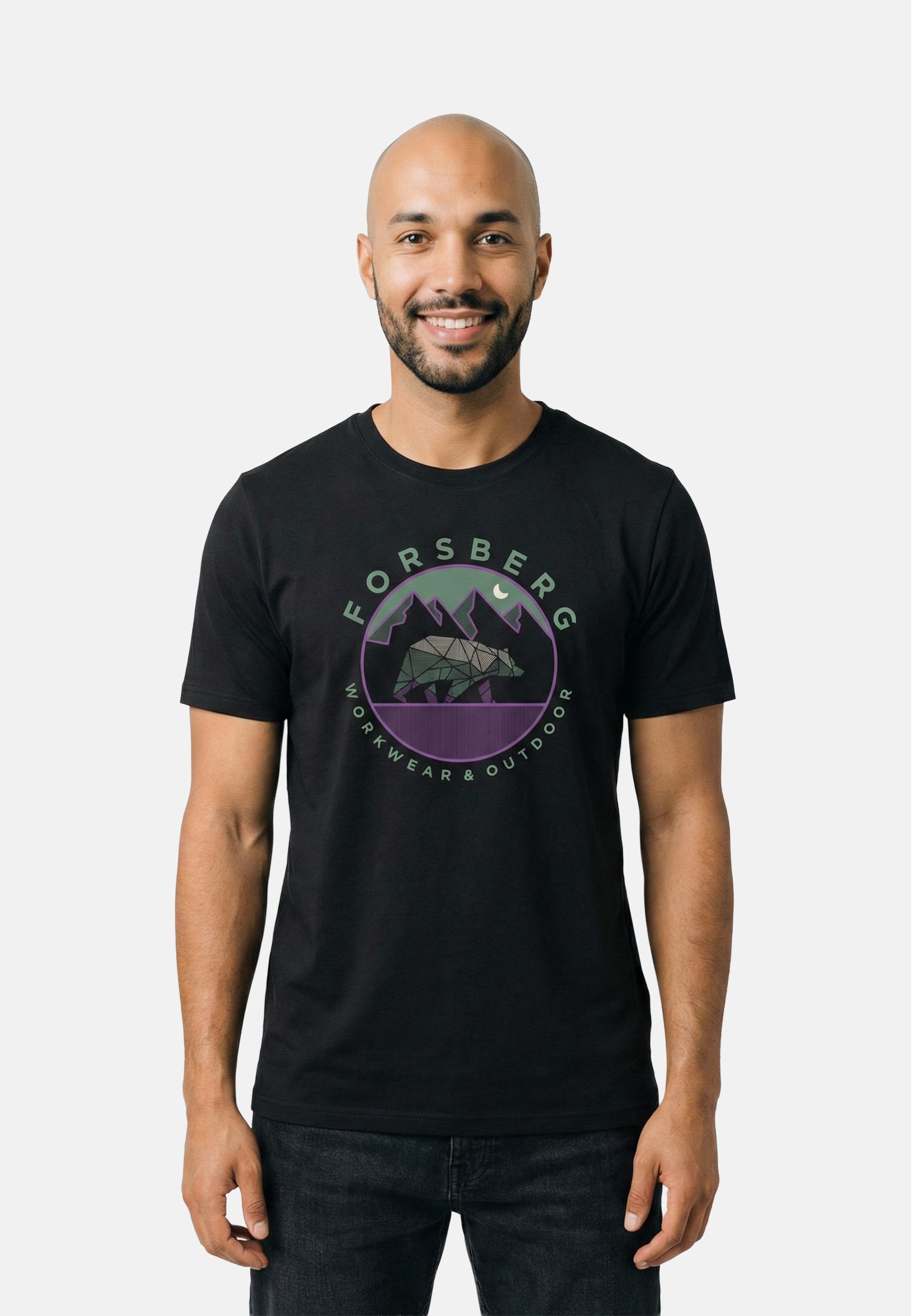 FORSBERG T-Shirt Gruvarson II T-Shirt mit Brustlogo
