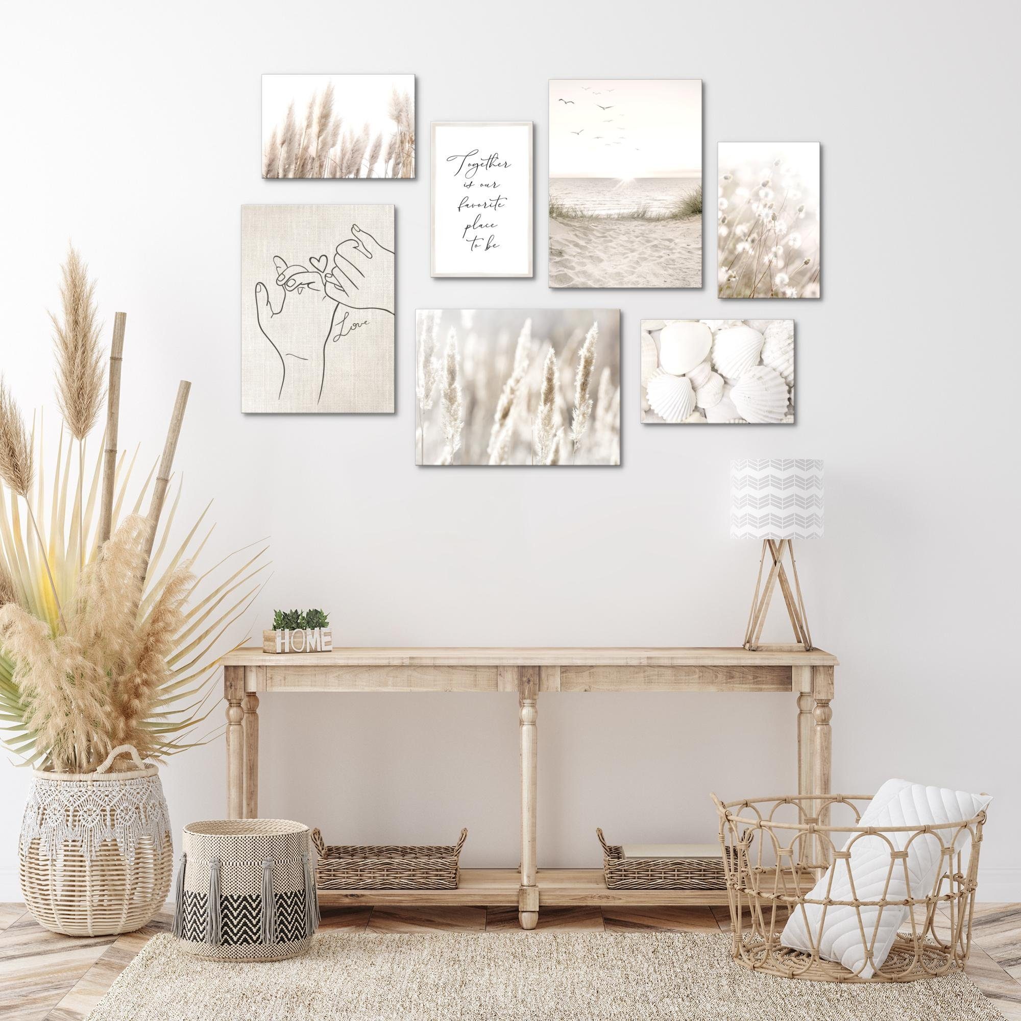 Novart Wandbild Boho Style Strand Meer günstig online kaufen