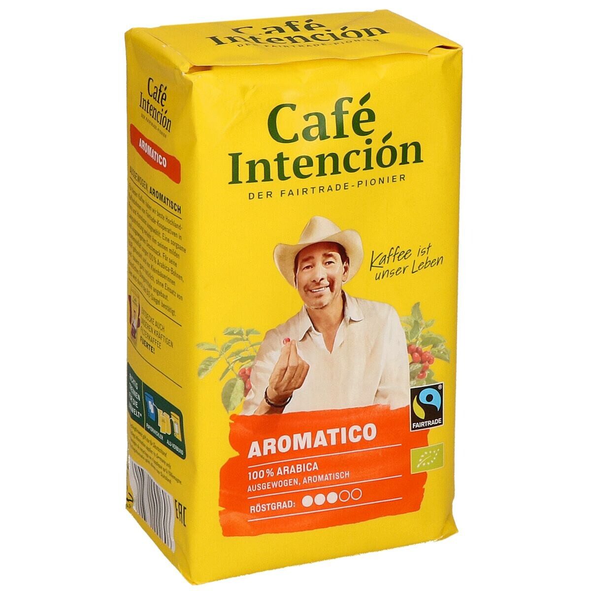 JJ.Darboven Kaffee Café Intención Aromatico, 500 g, gemahlen