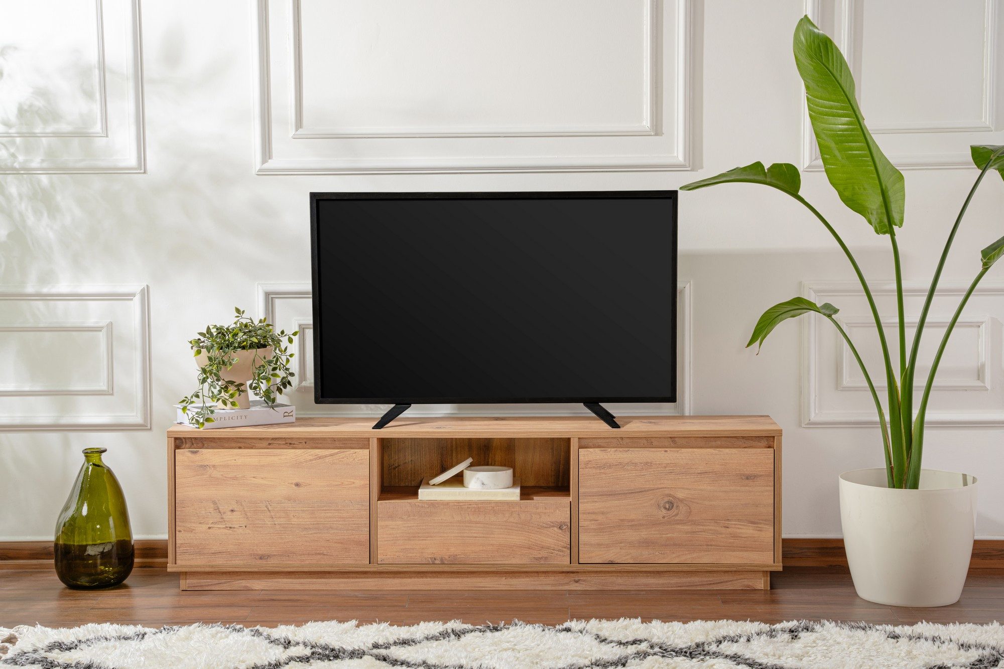 Skye Decor TV-Board Vanguard (Packung, 1 St), Breite 160 cm, griffloses Design mit Stauraum